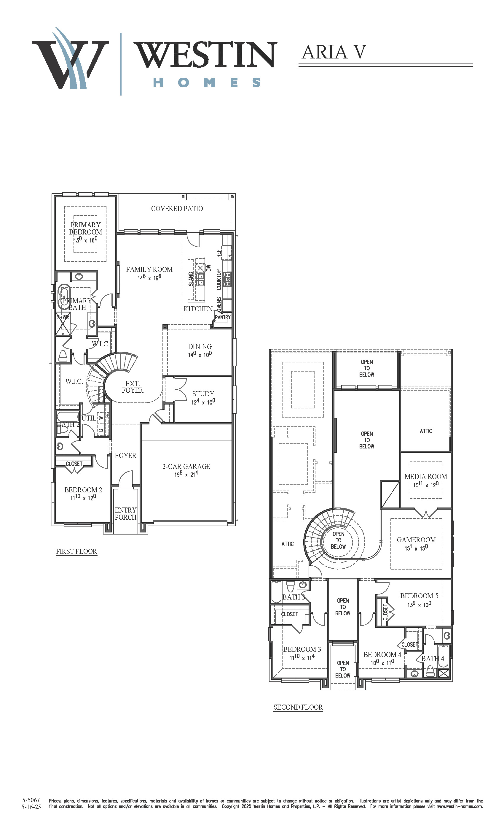 The Aria X Floor Plan by Westin Homes