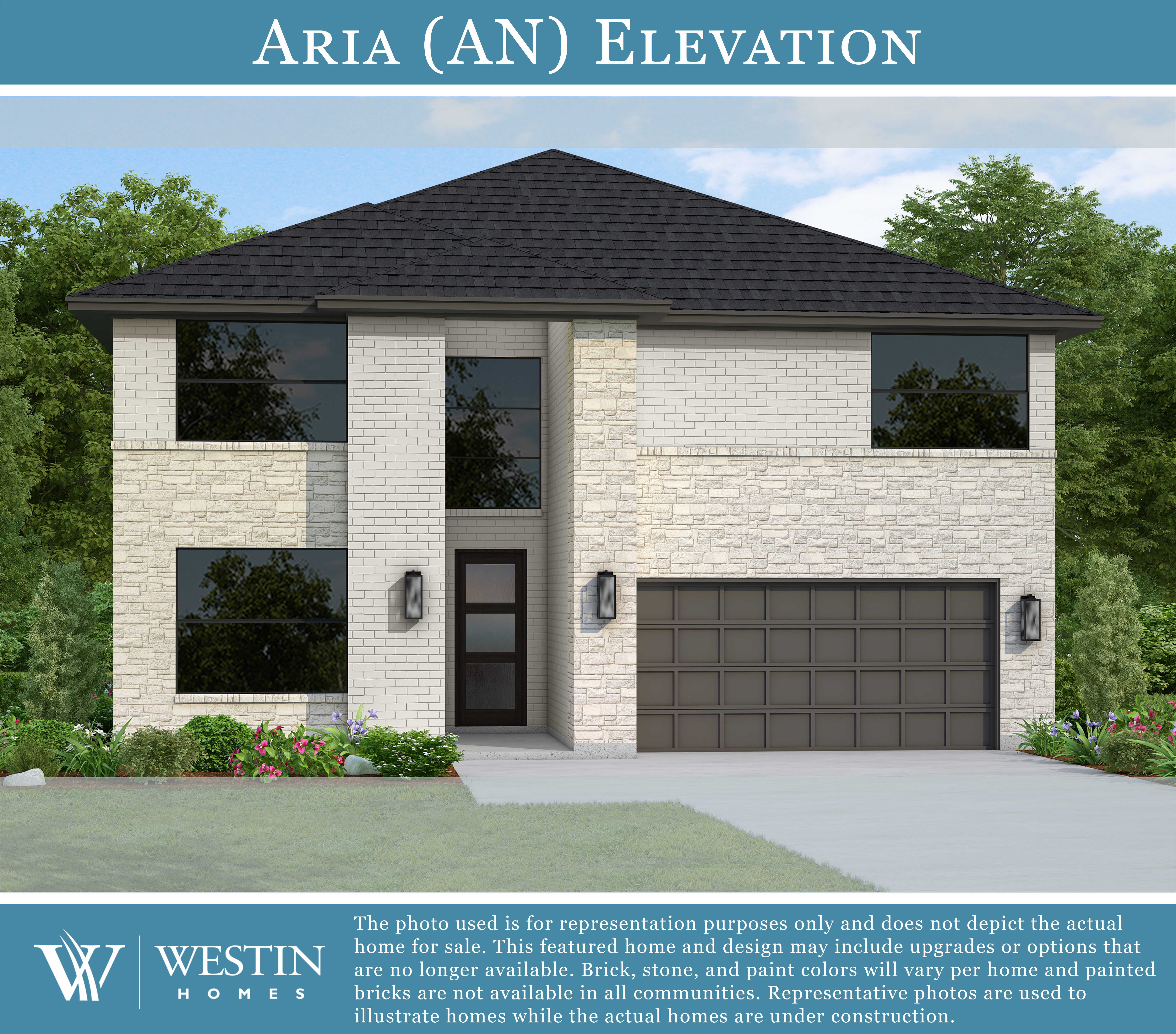 The Aria Elevation AN by Westin Homes