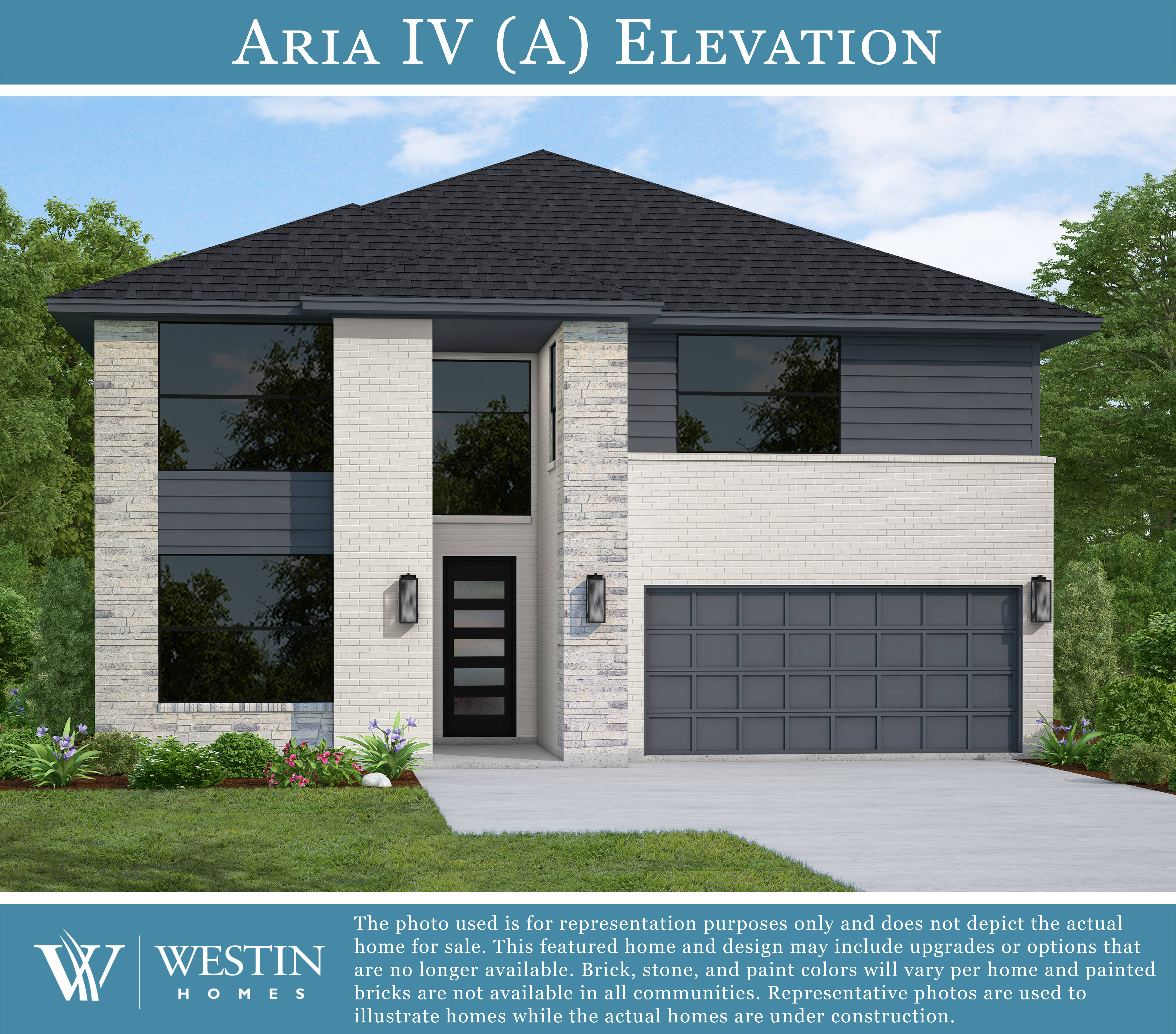 The Aria IV Elevation A by Westin Homes