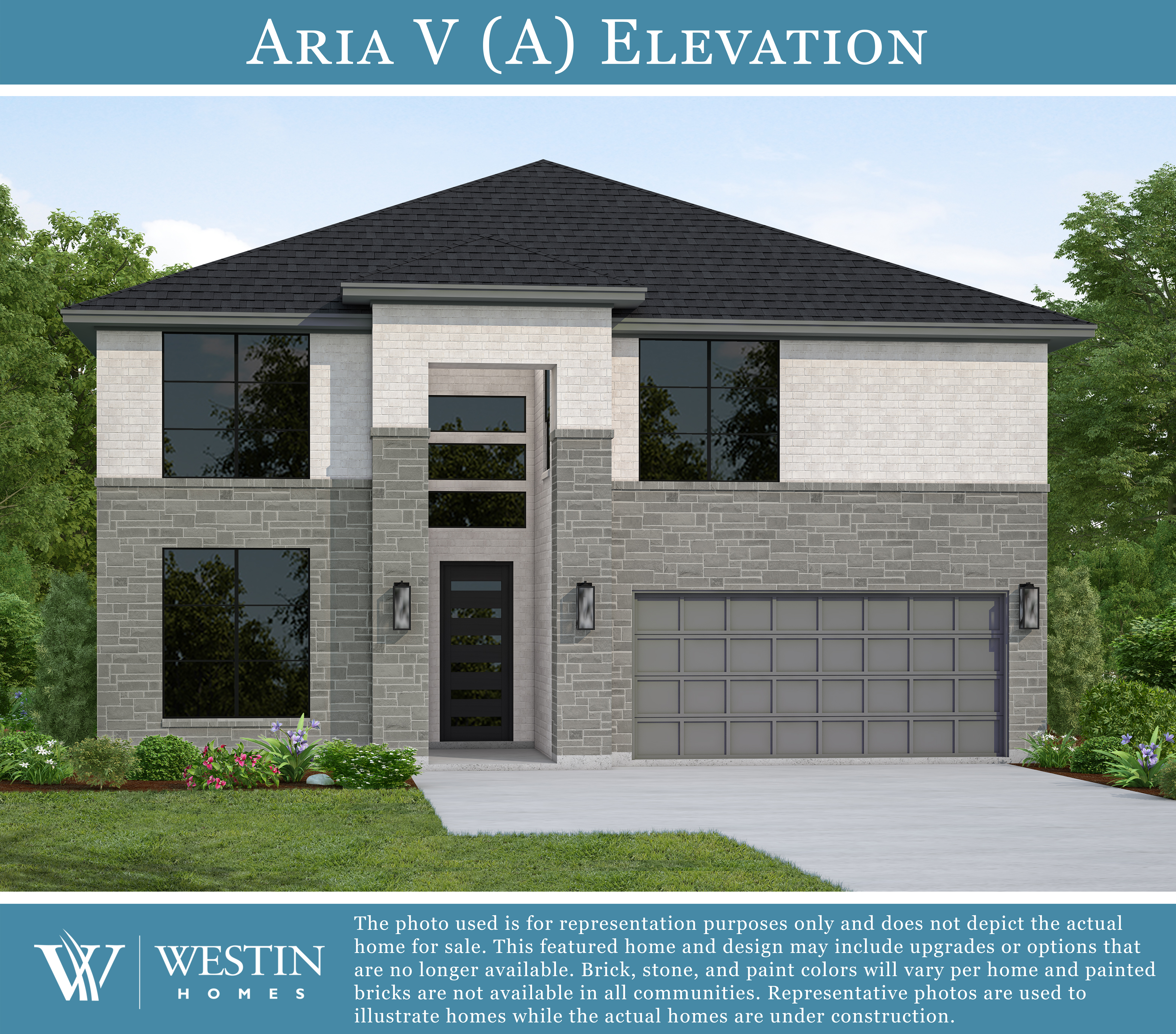 The Aria X Elevation A by Westin Homes