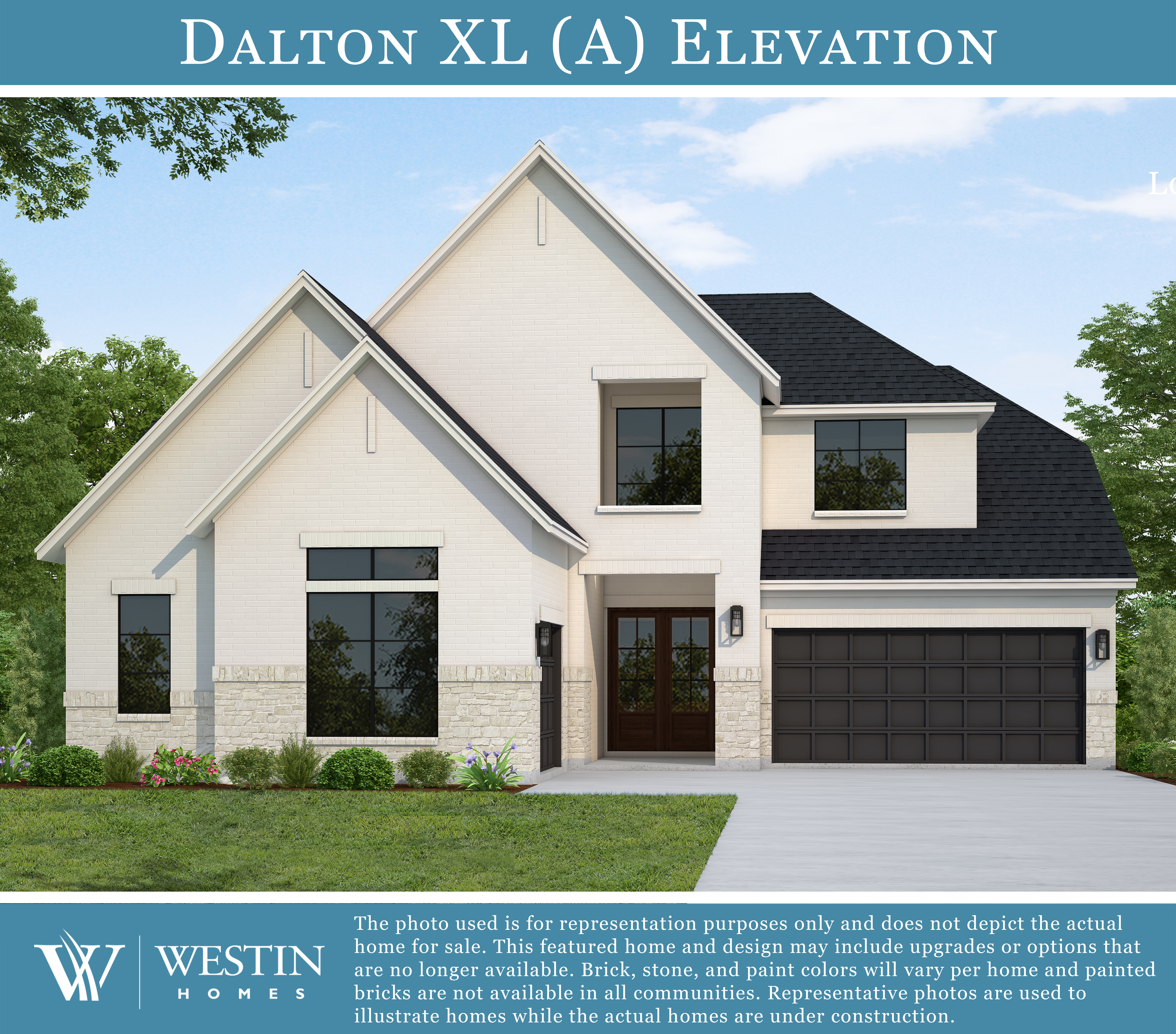 The Dalton XL Elevation A by Westin Homes