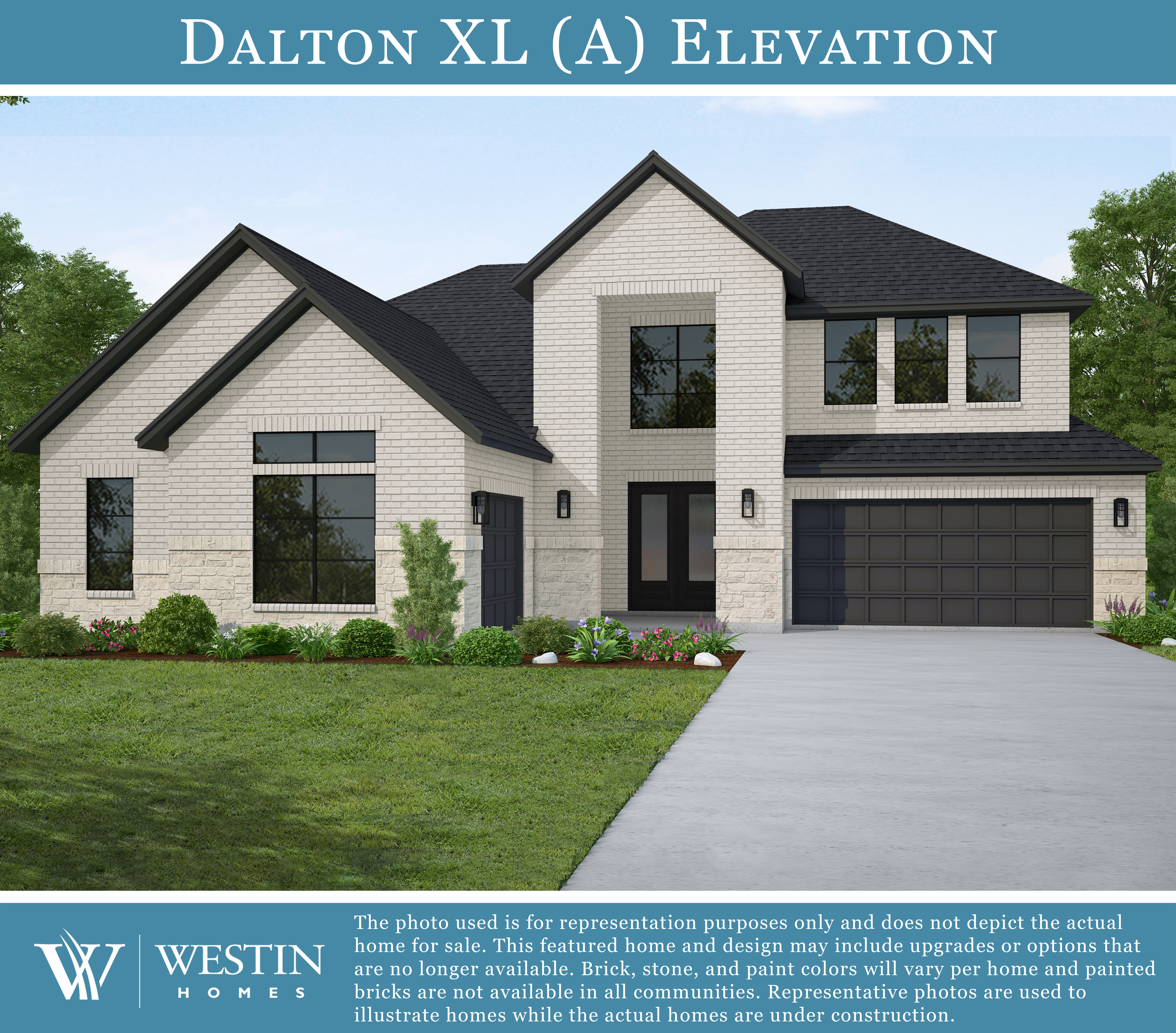 The Dalton XL Elevation A by Westin Homes