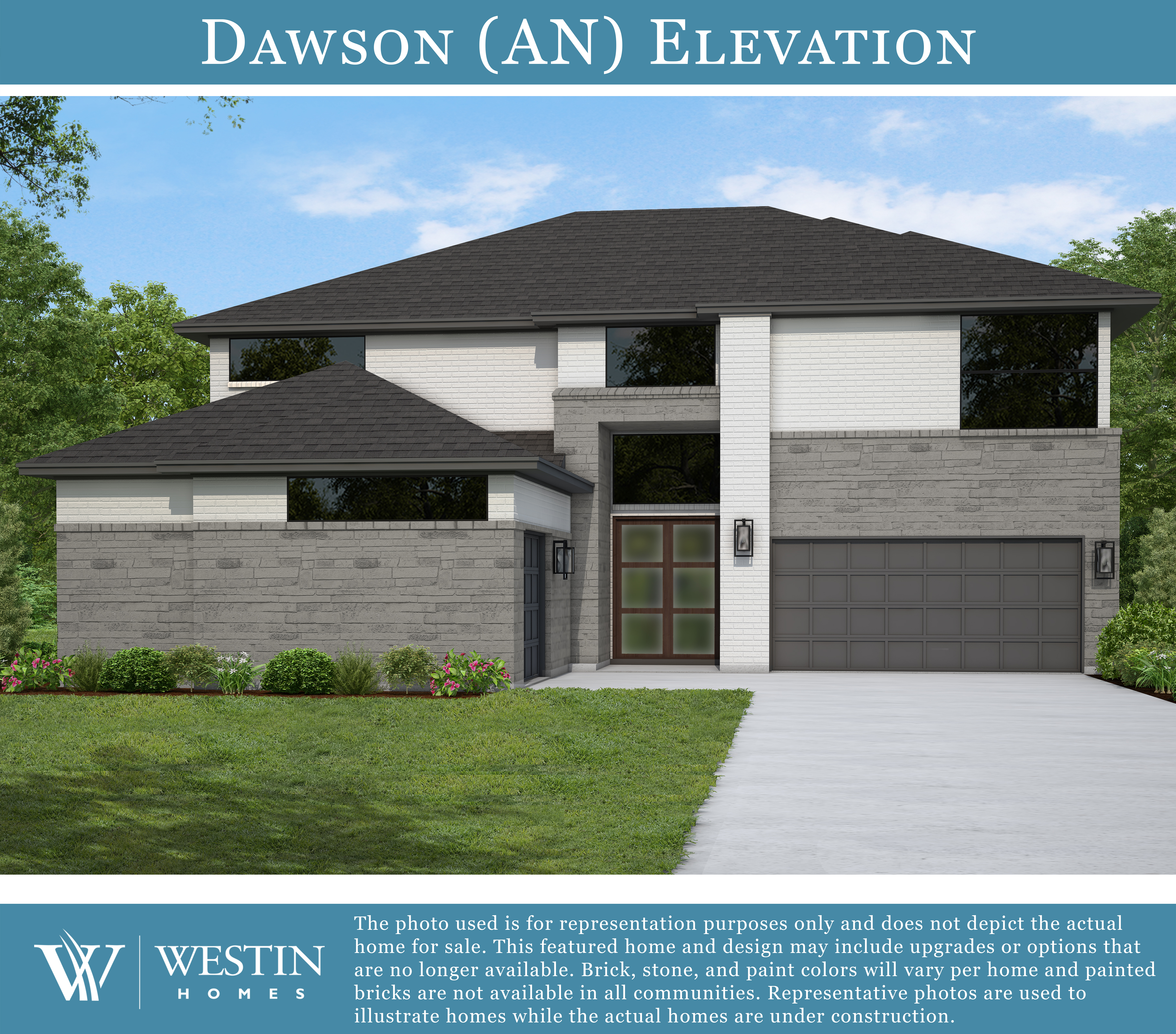 The Dawson Elevation AN by Westin Homes