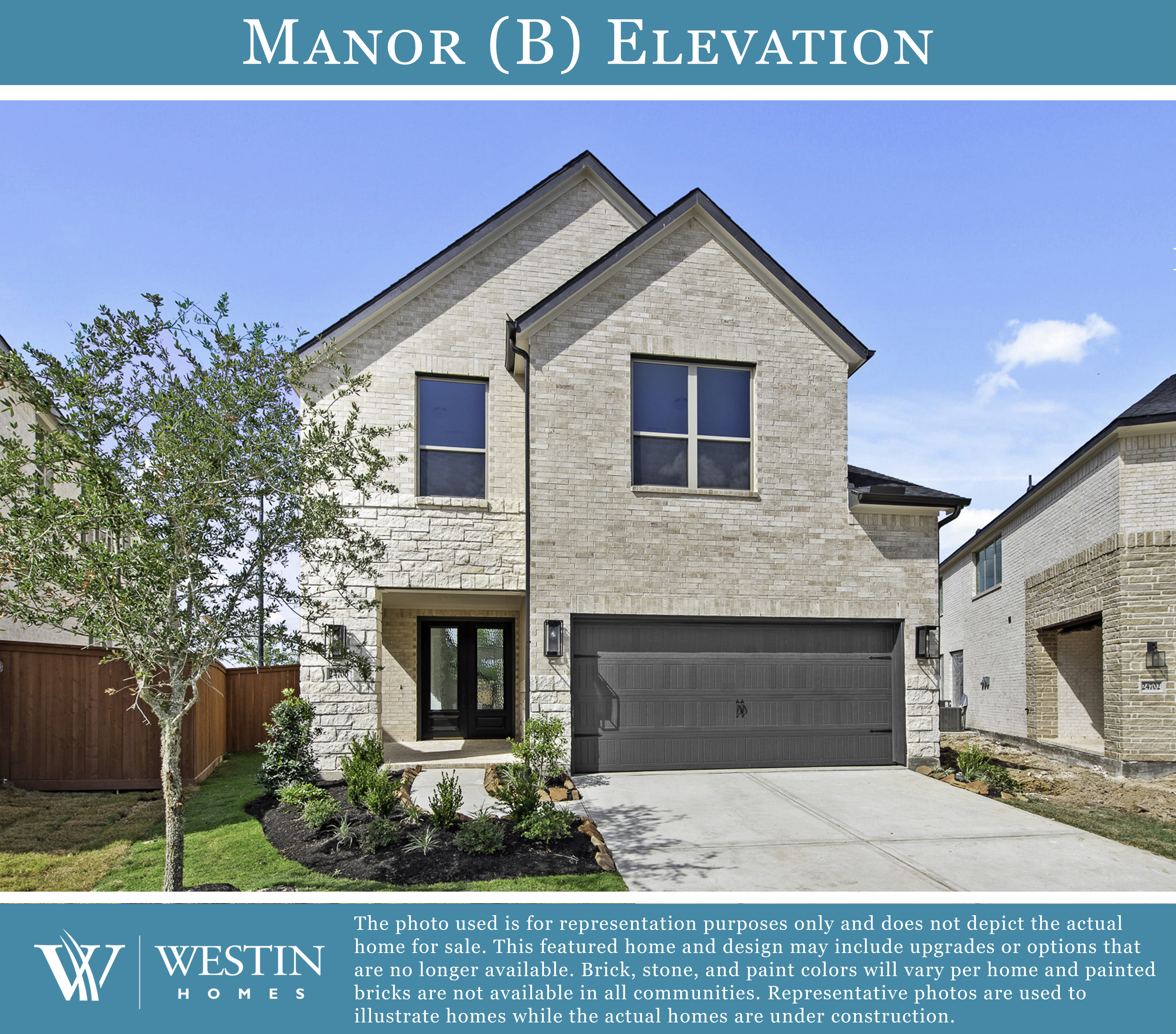 The Manor Elevation by Westin Homes