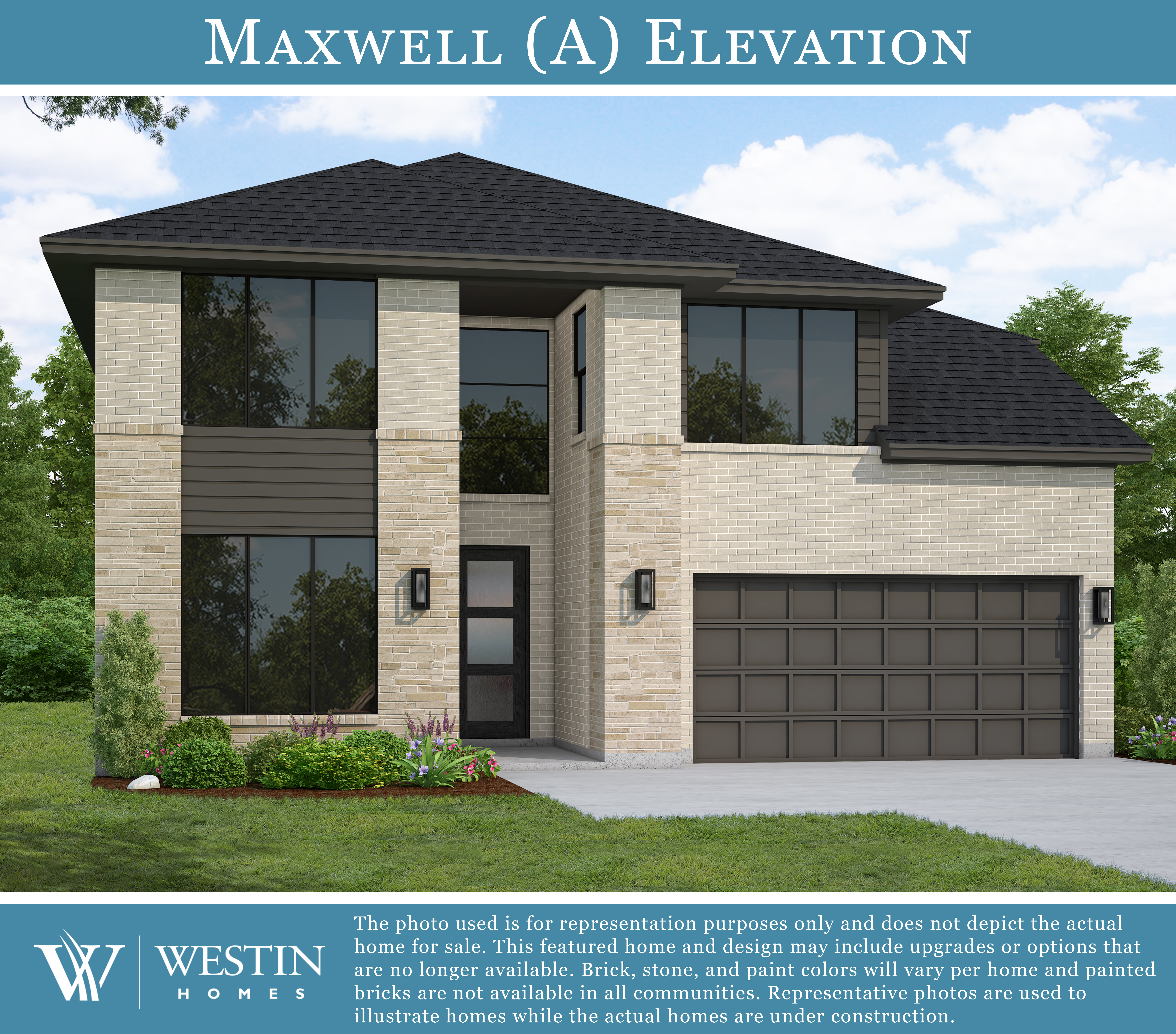 The Maxwell Elevation A by Westin Homes