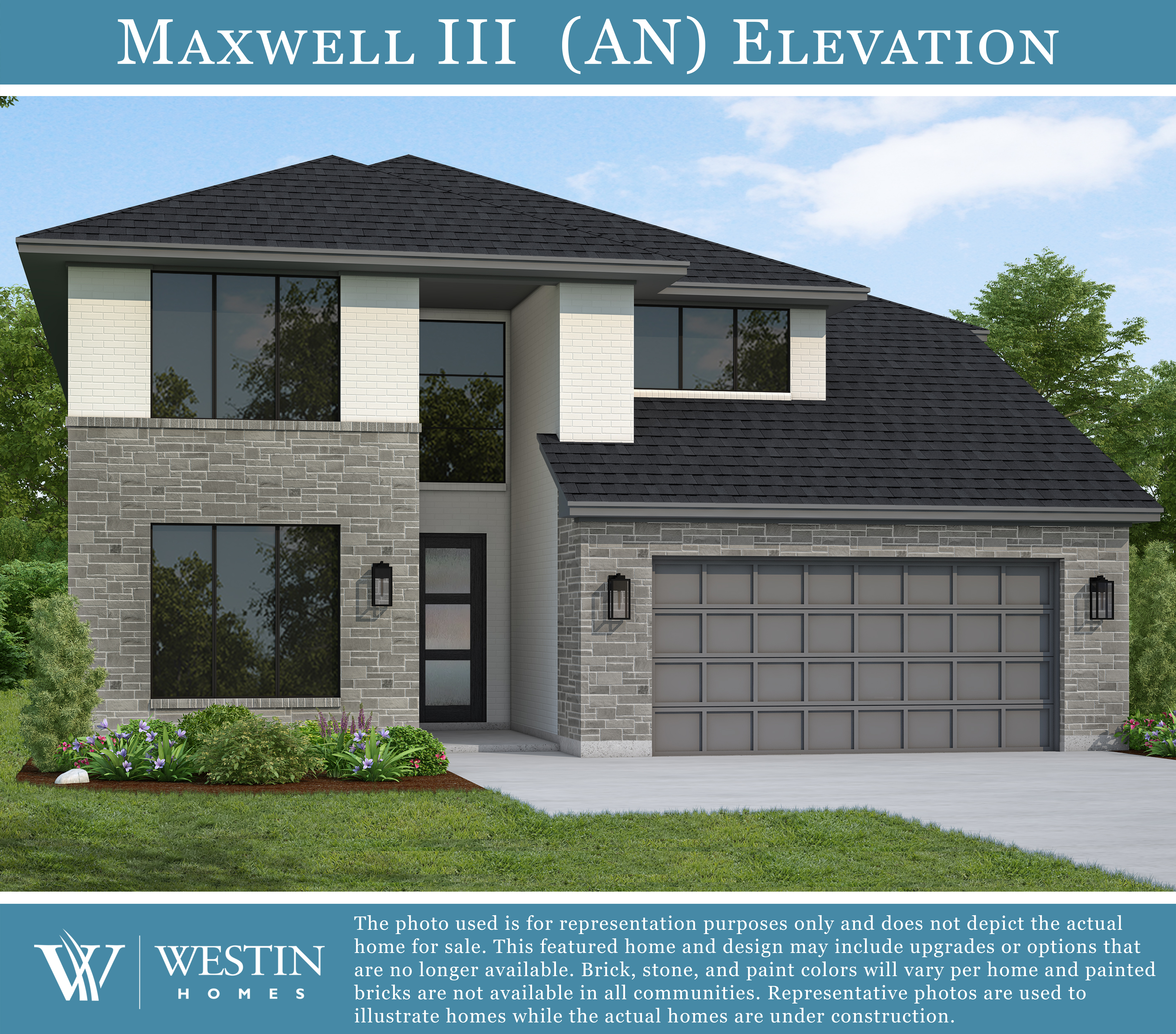 The Maxwell III Elevation AN by Westin Homes