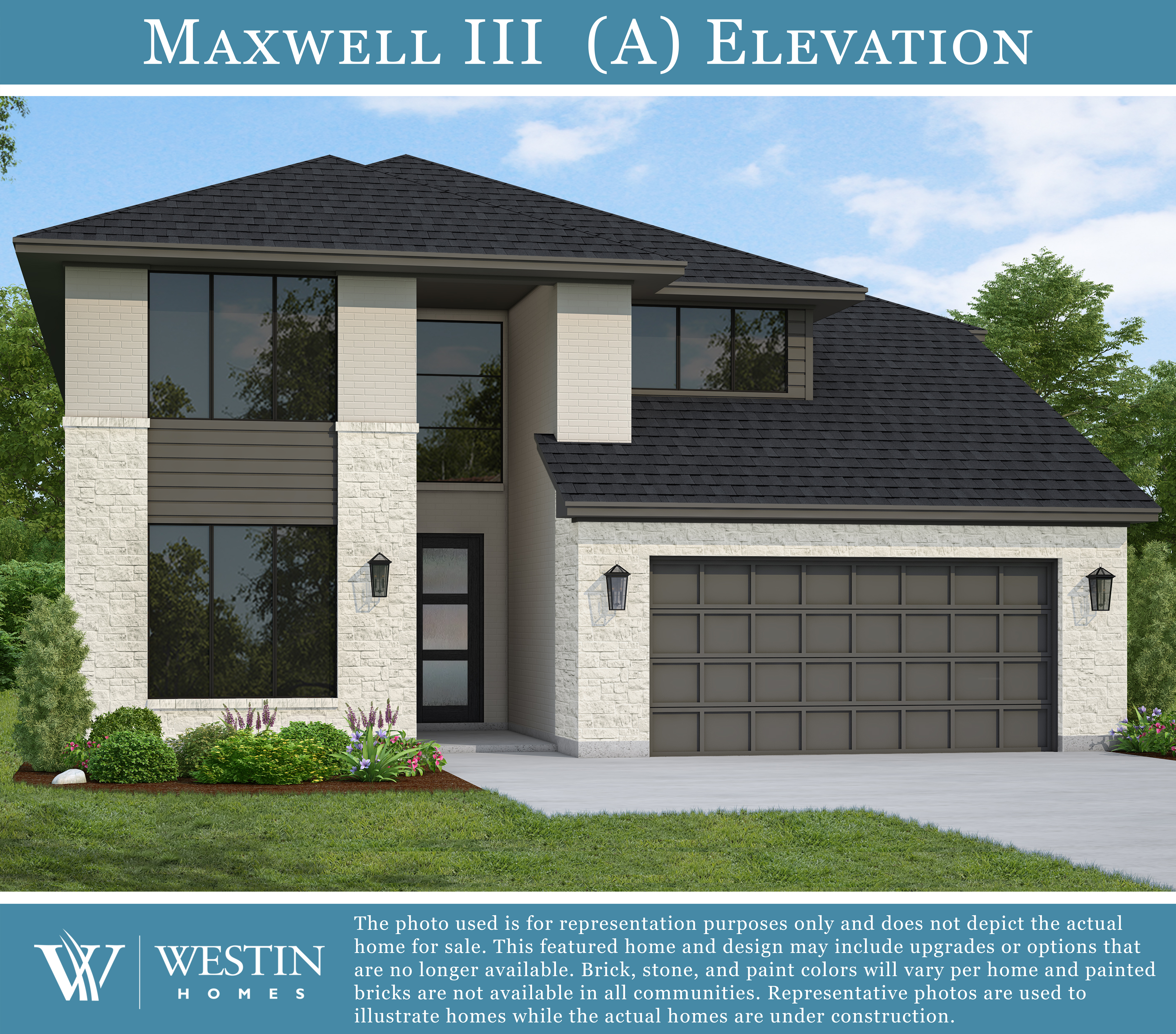 The Maxwell III Elevation A by Westin Homes
