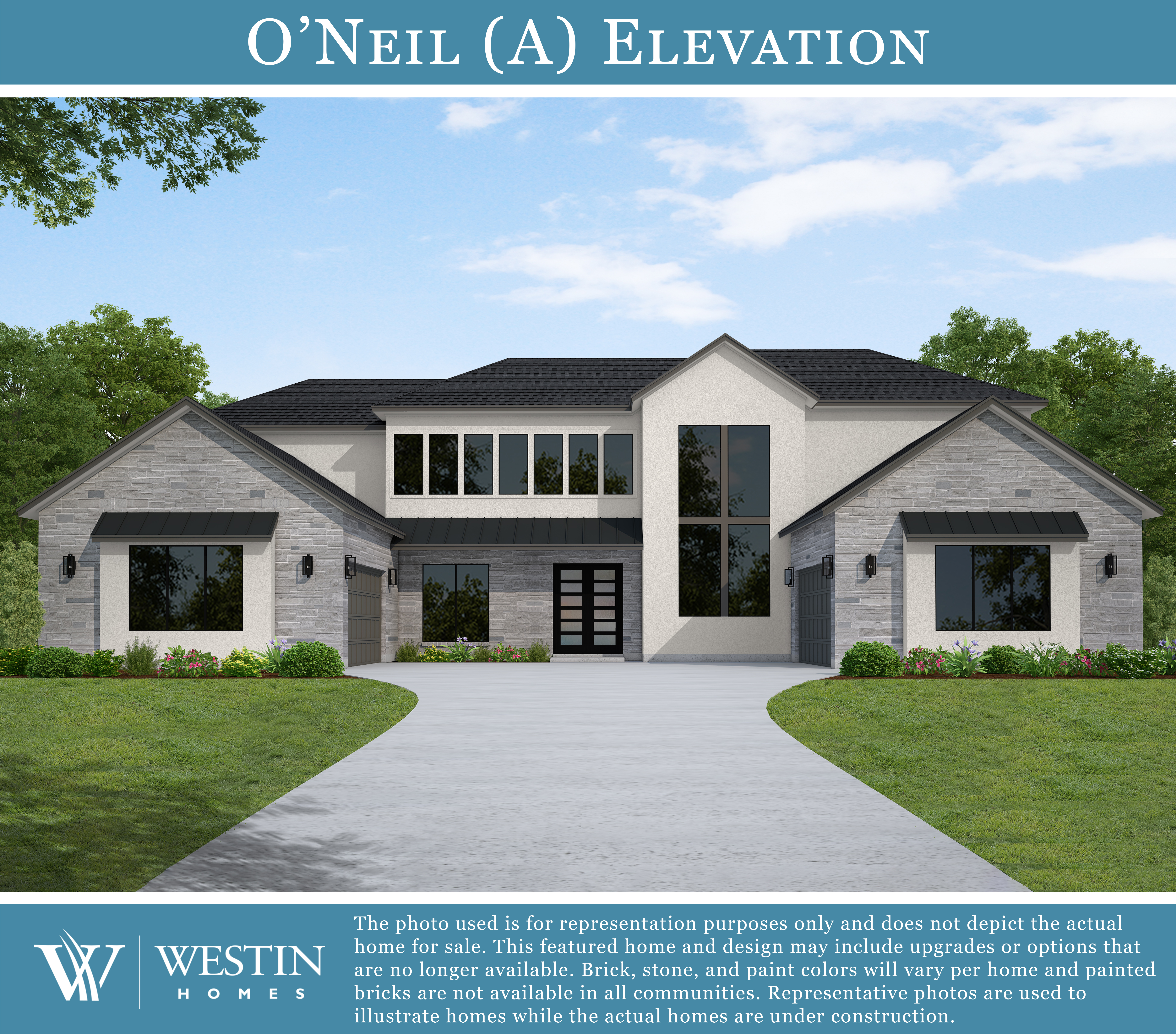 The O'Neil Elevation by Westin Homes
