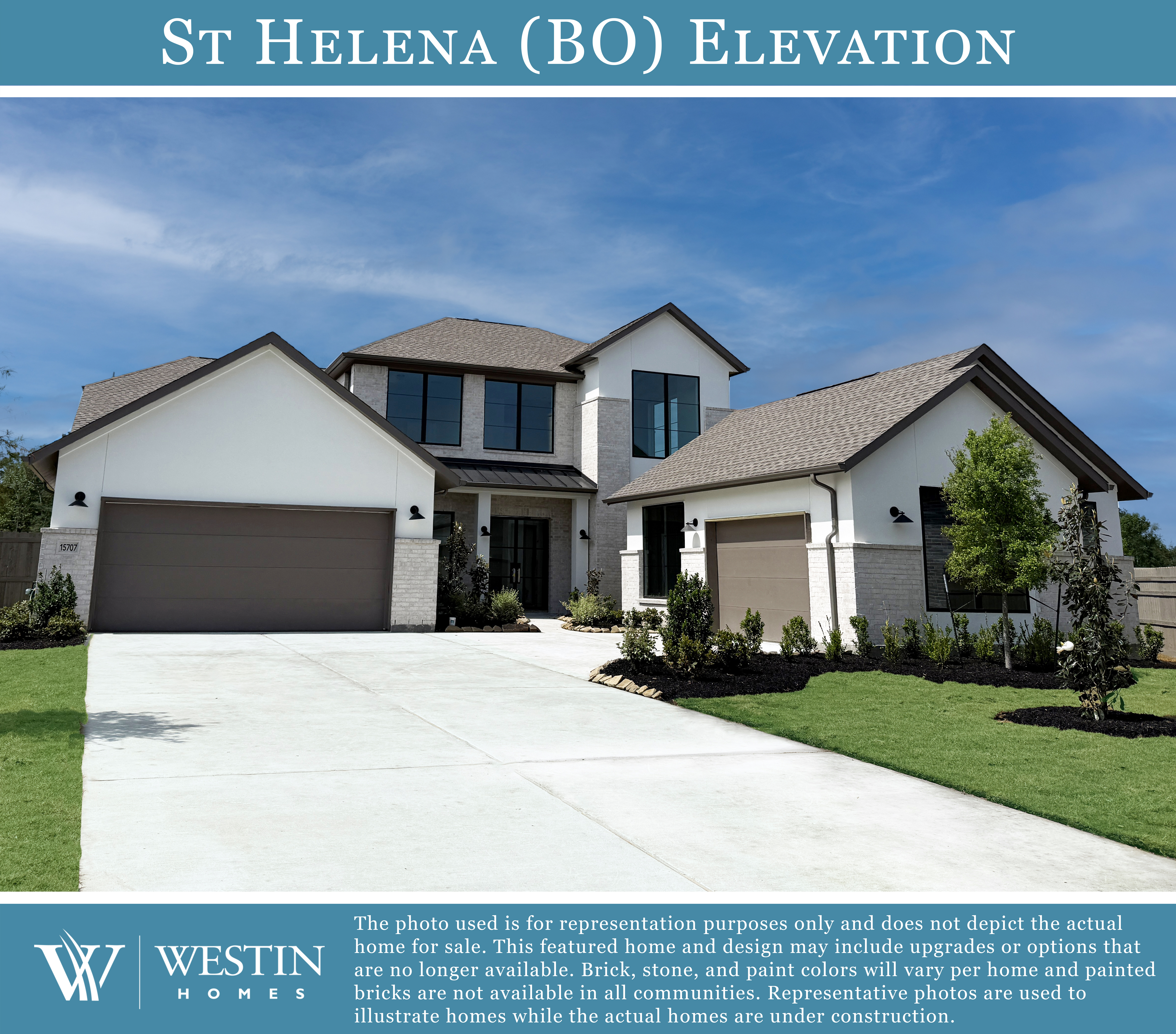 The St. Helena Elevation BO by Westin Homes