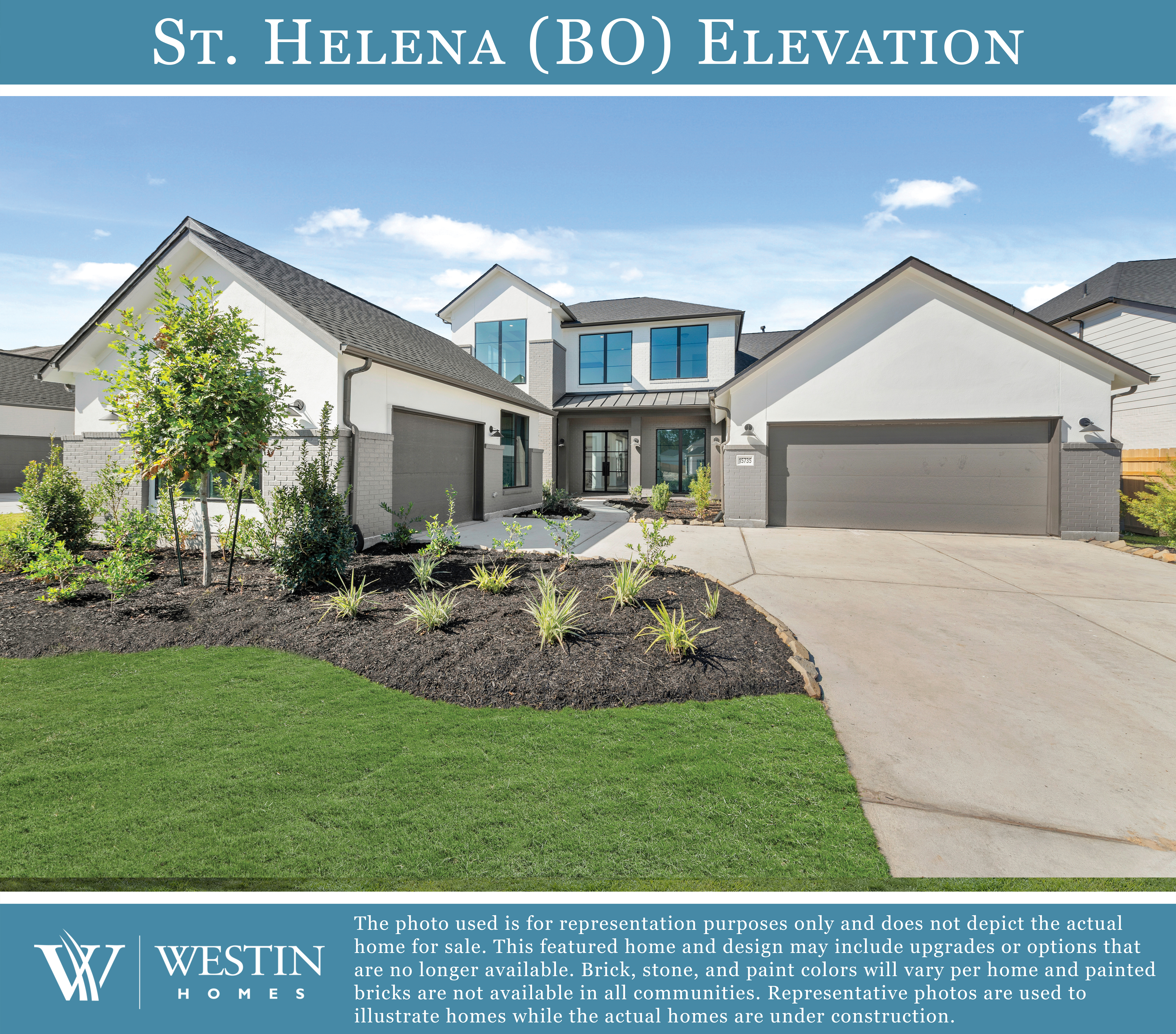 The St. Helena Elevation BO by Westin Homes