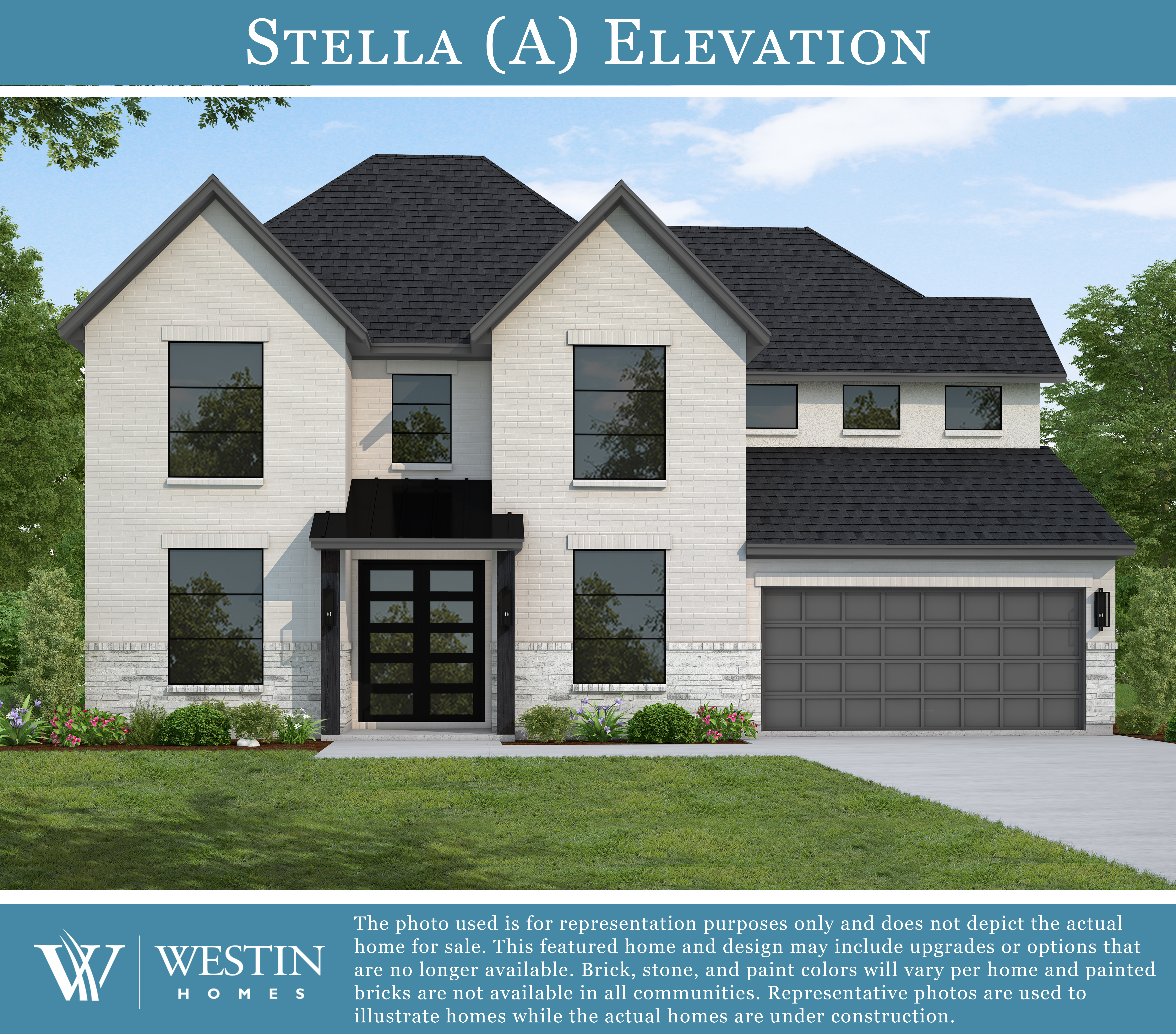 The Stella Elevation A by Westin Homes