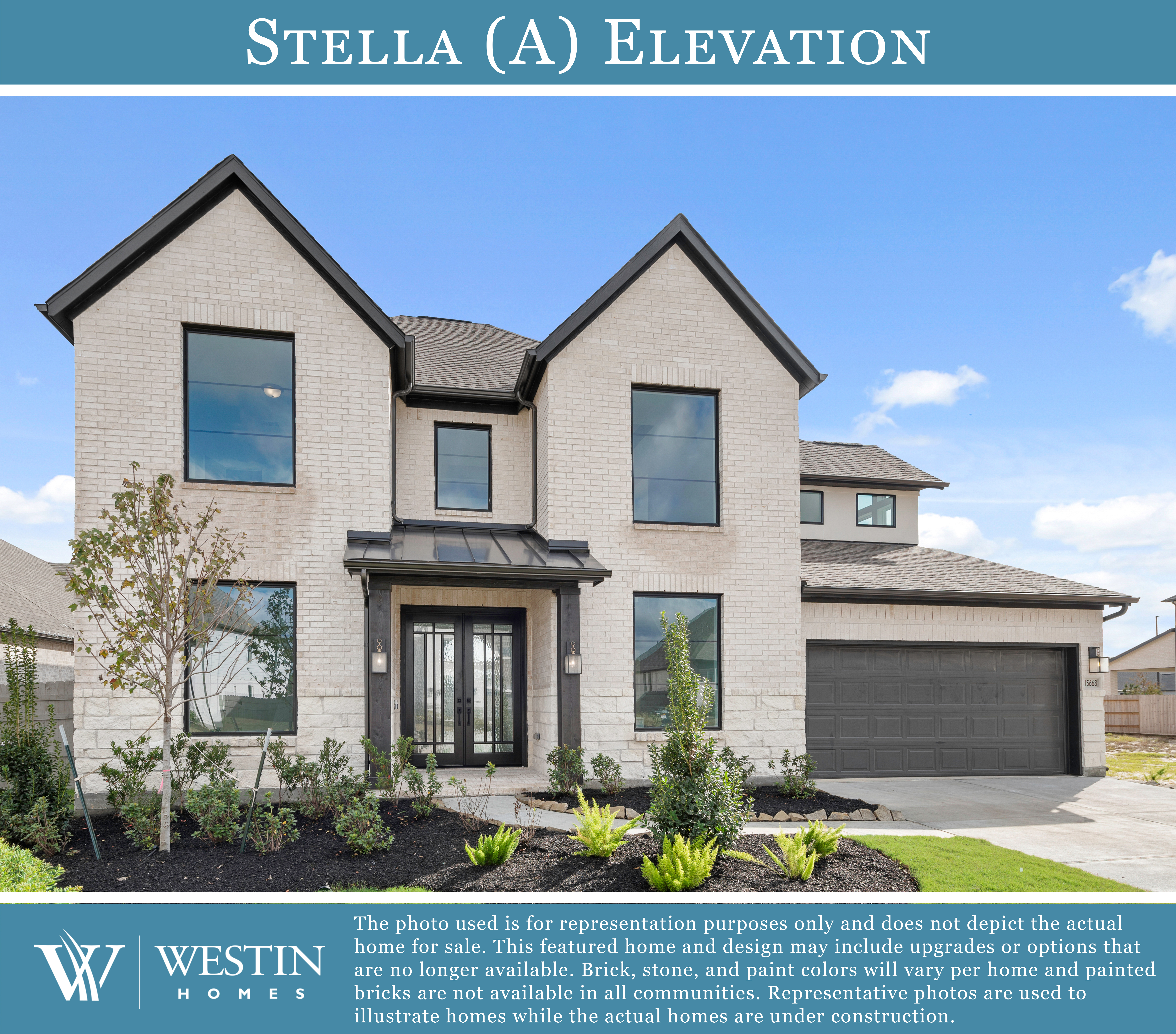 The Stella Elevation A by Westin Homes