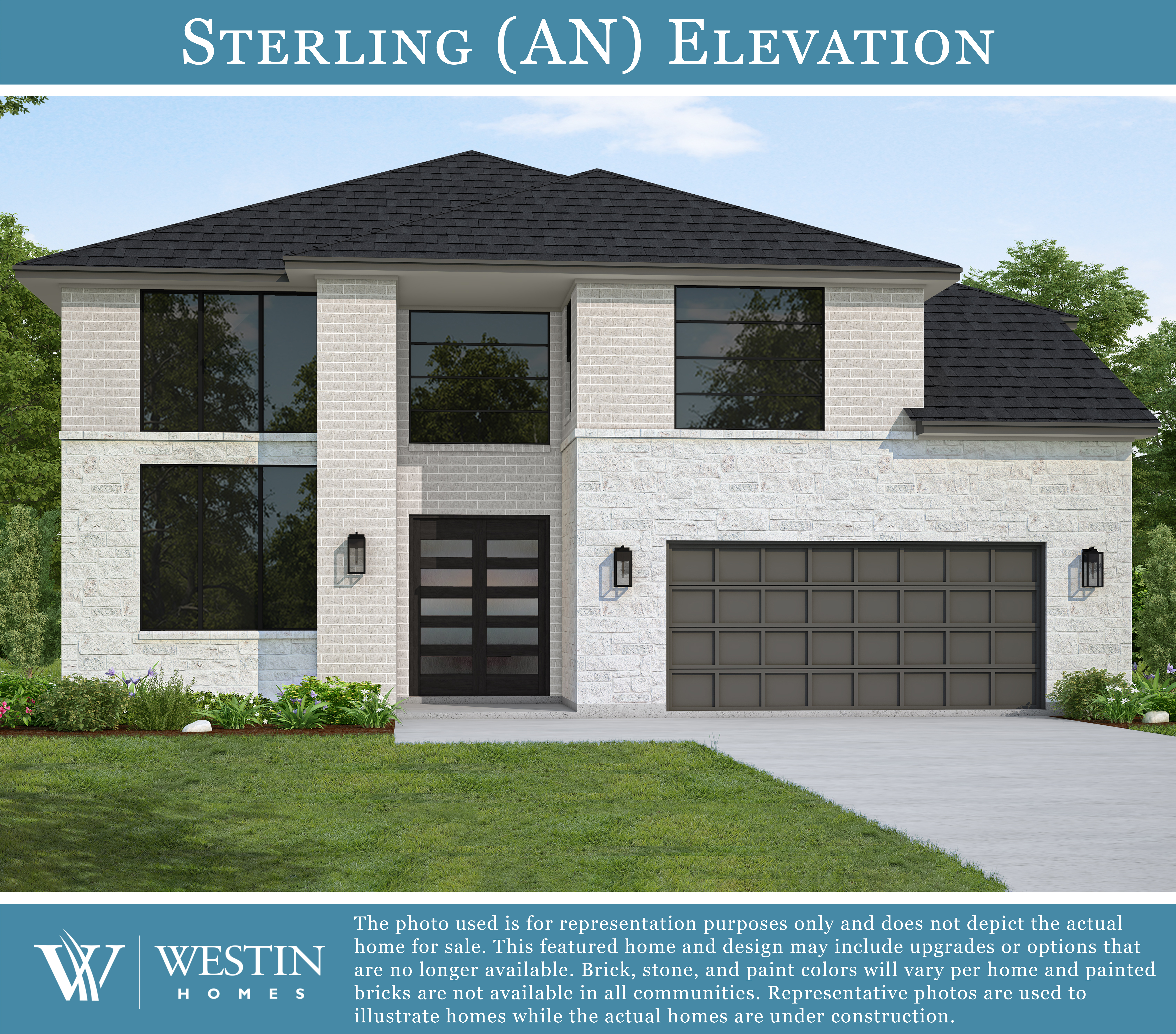 The Sterling Elevation AN by Westin Homes