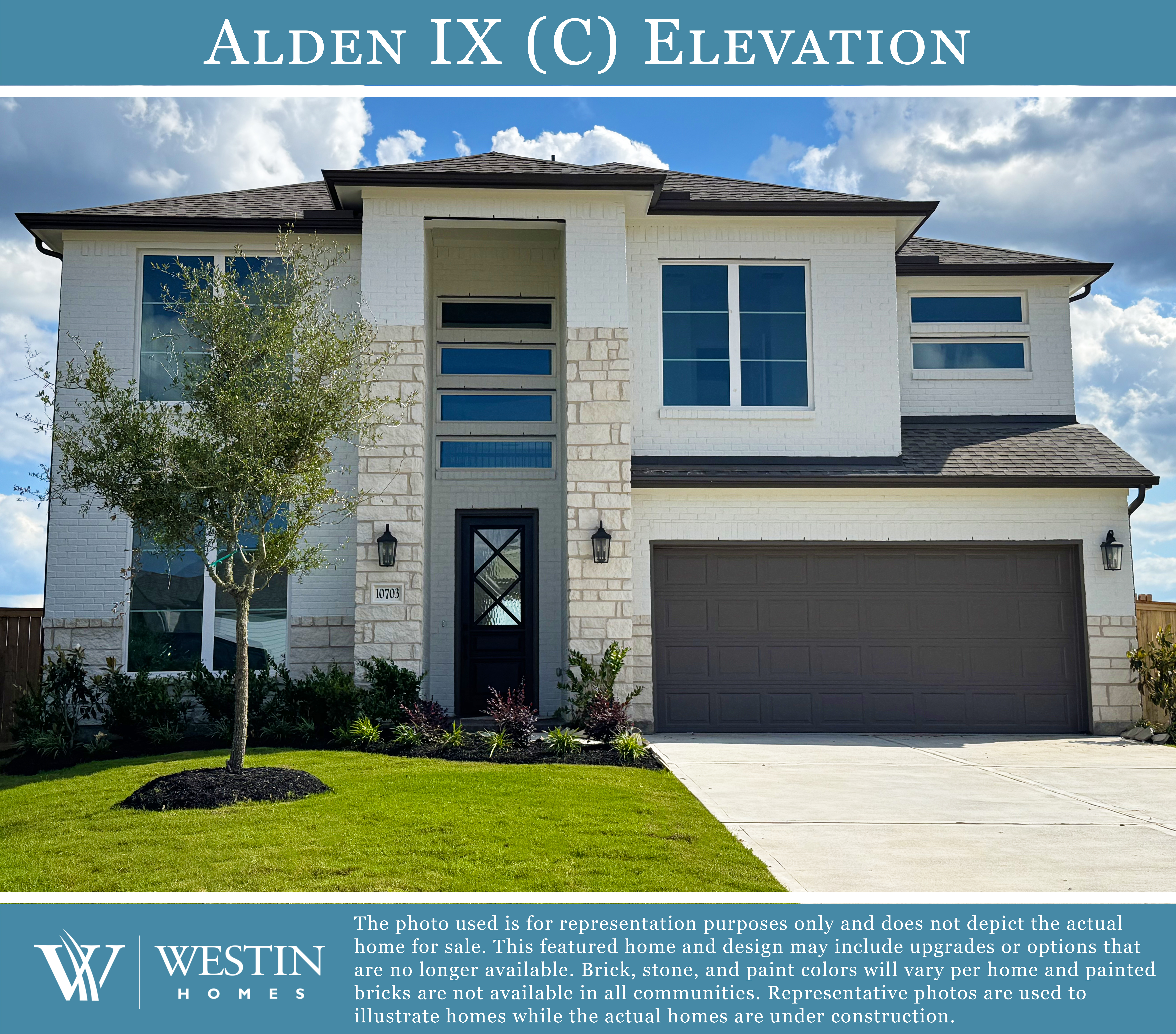 The Alden IX Elevation by Westin Homes