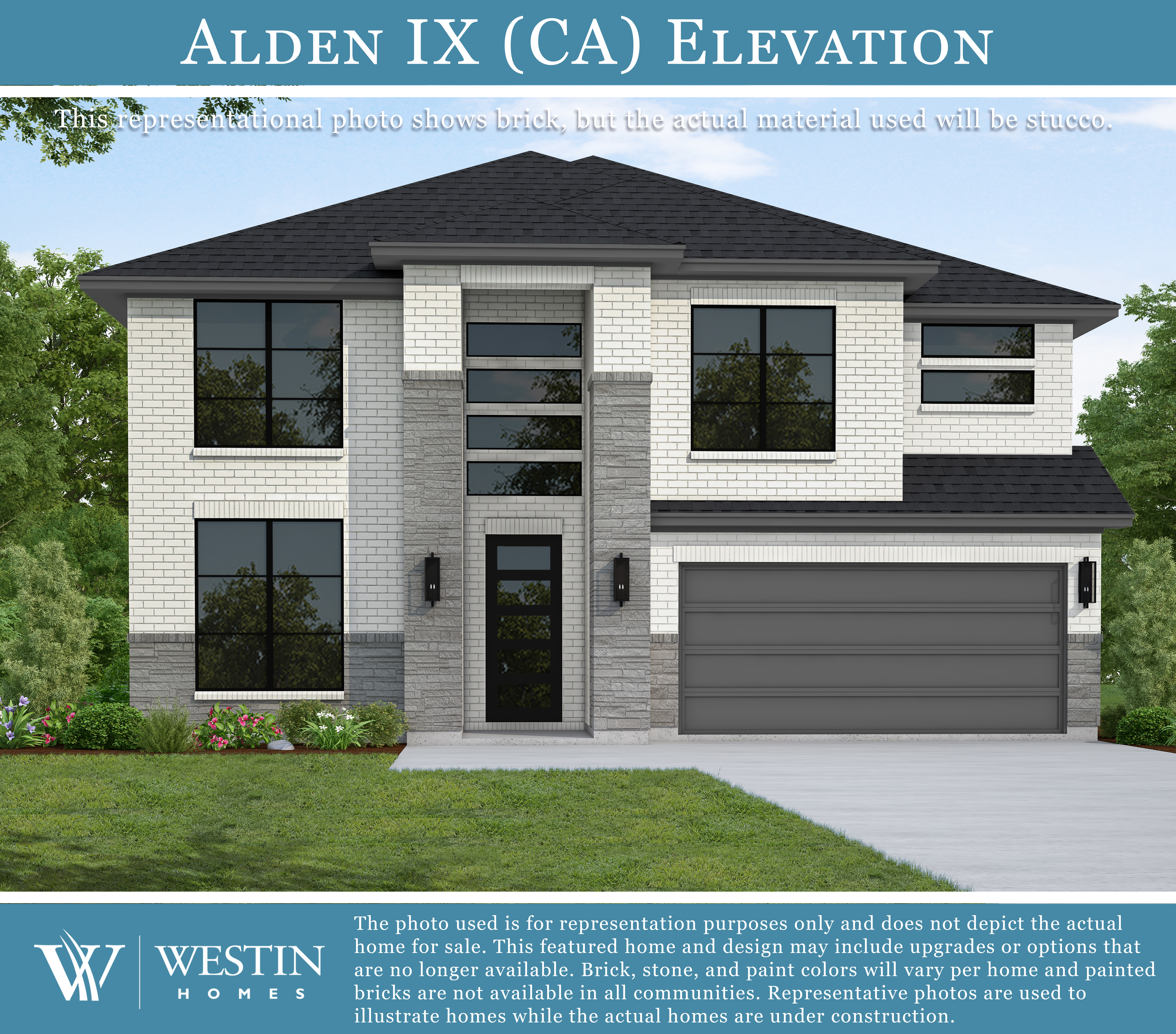 The Alden IX Elevation by Westin Homes