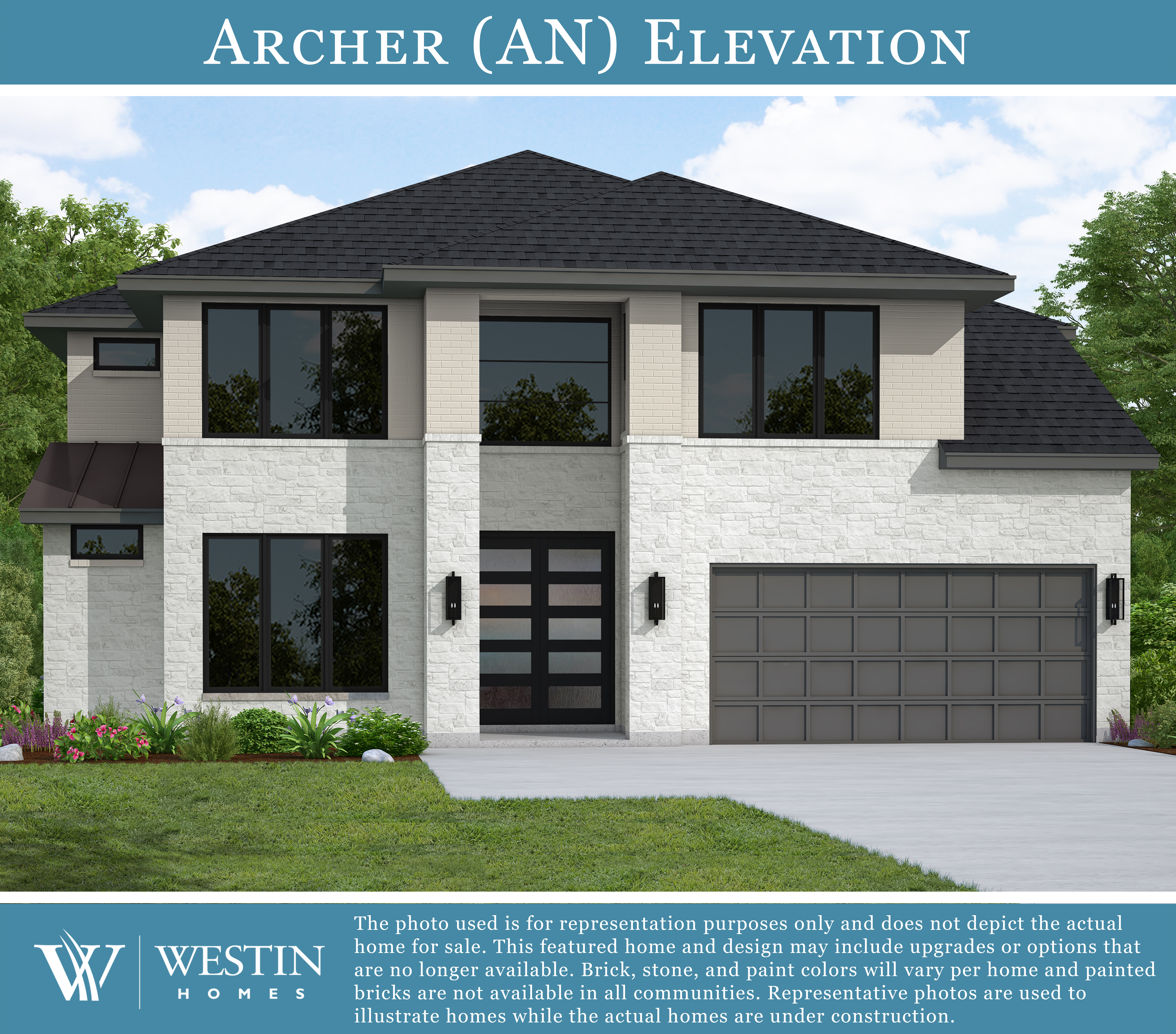 The Archer Elevation by Westin Homes