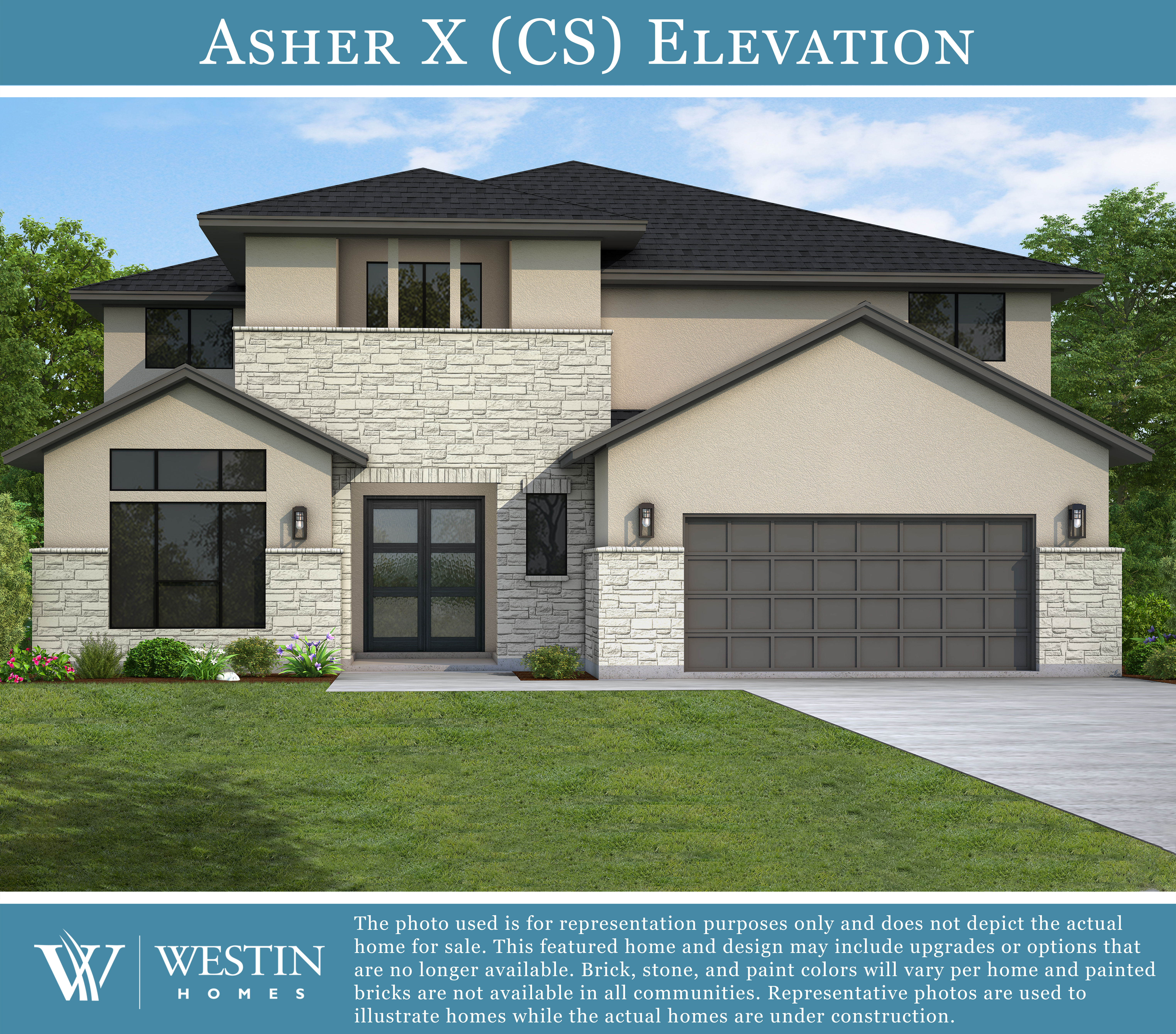 The Asher X Elevation CS by Westin Homes