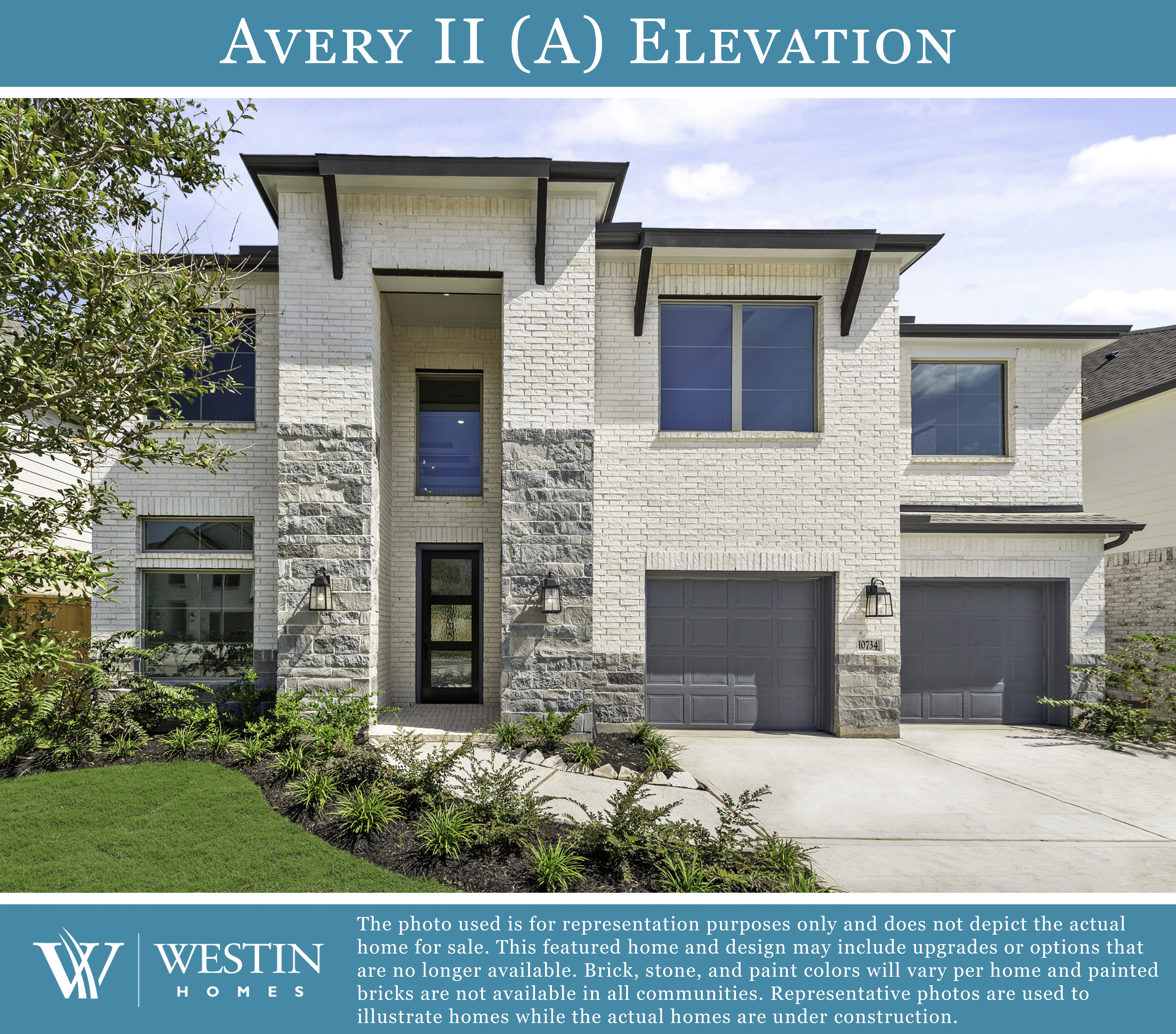The Avery II Elevation by Westin Homes