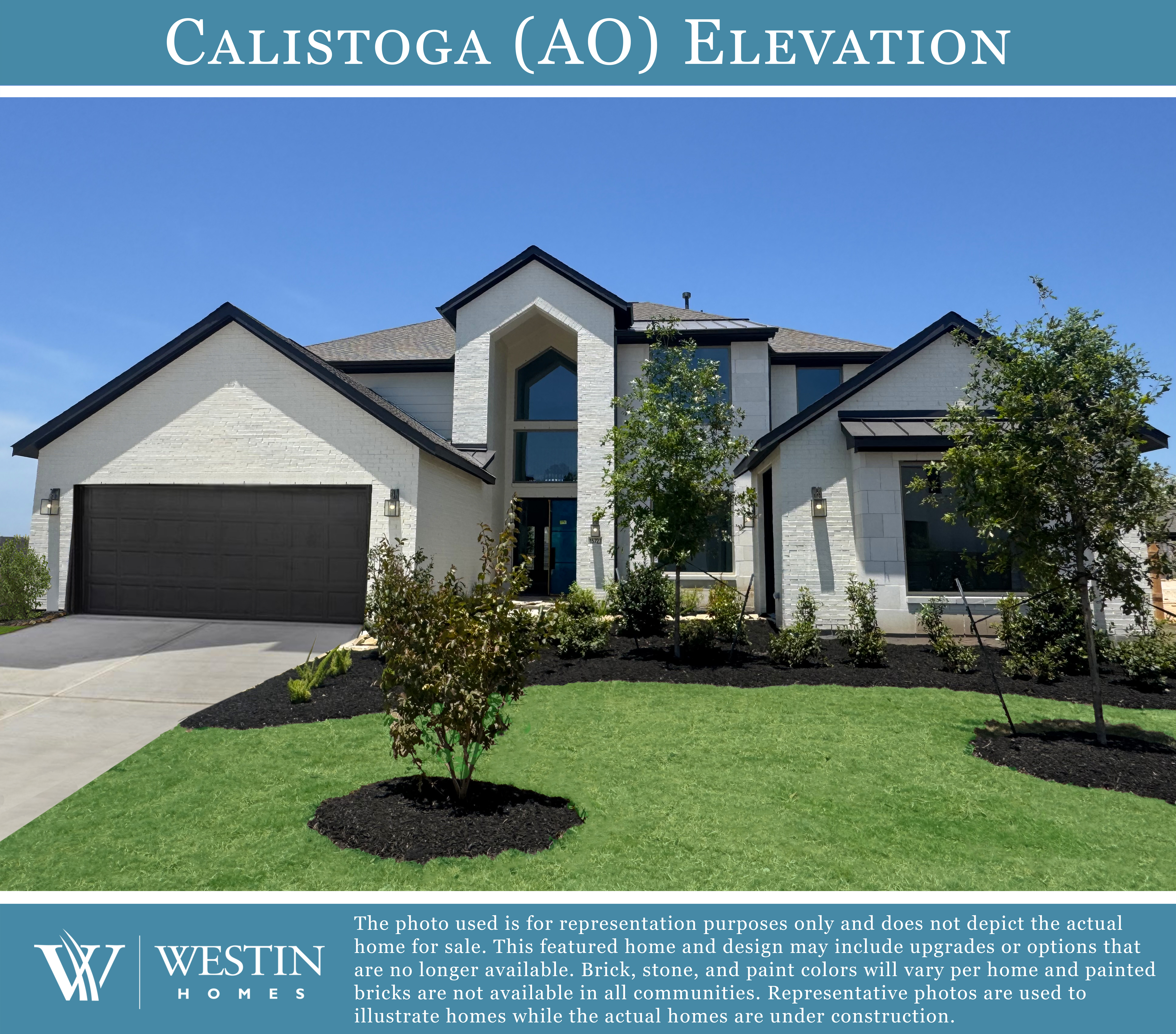 The Calistoga Elevation AO by Westin Homes
