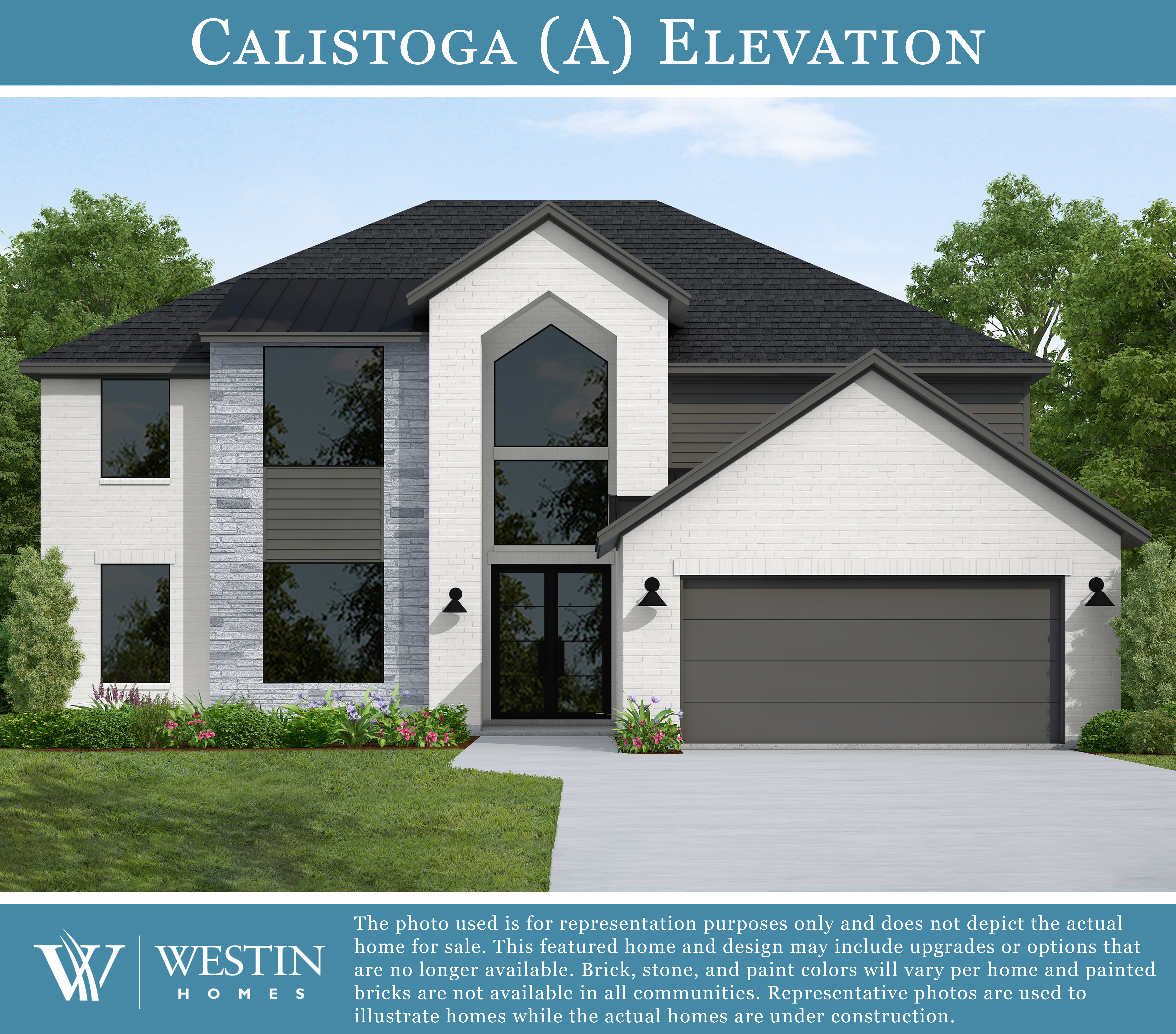 The Calistoga Elevation A by Westin Homes