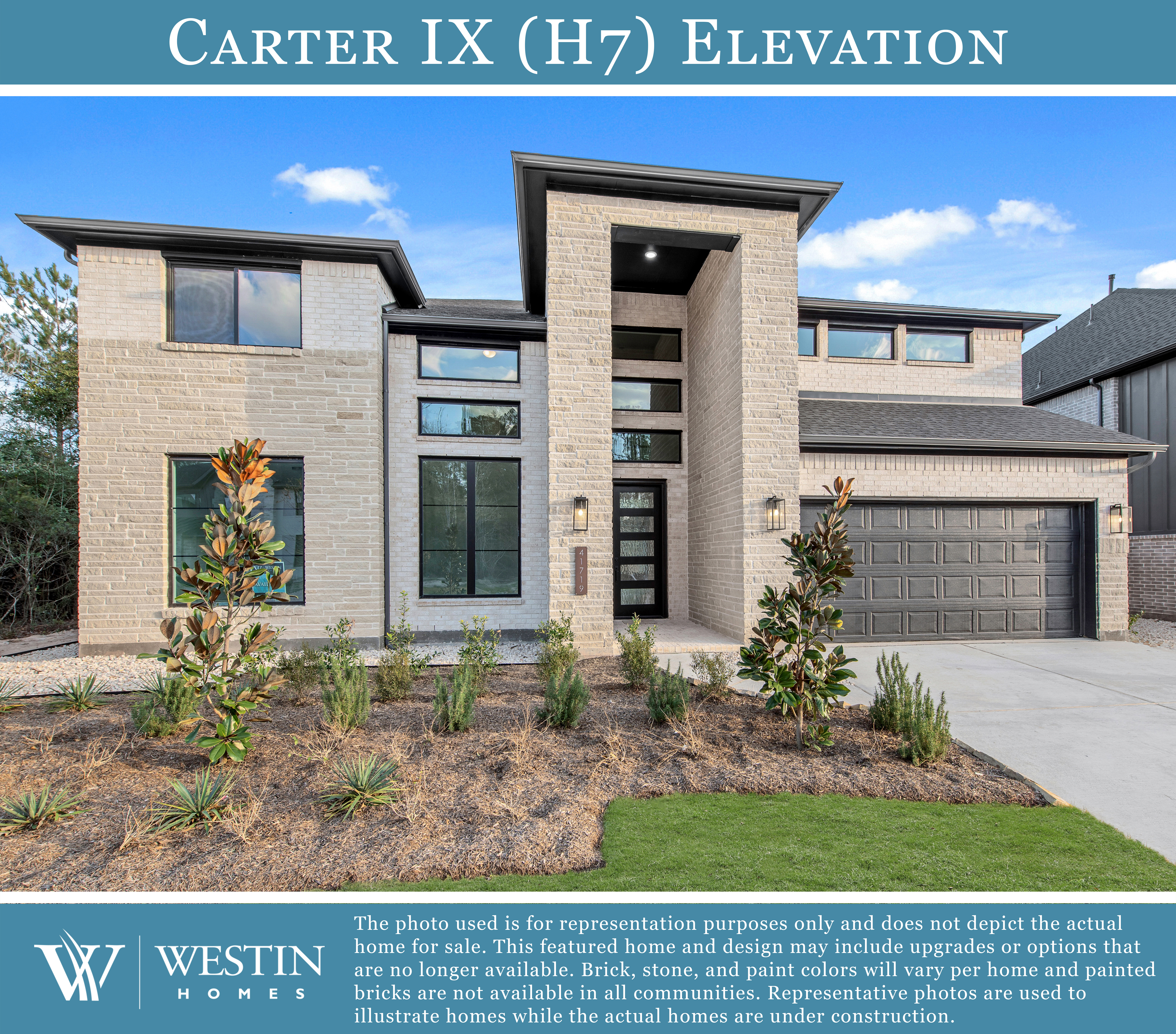 The Carter IX Elevation H7 by Westin Homes