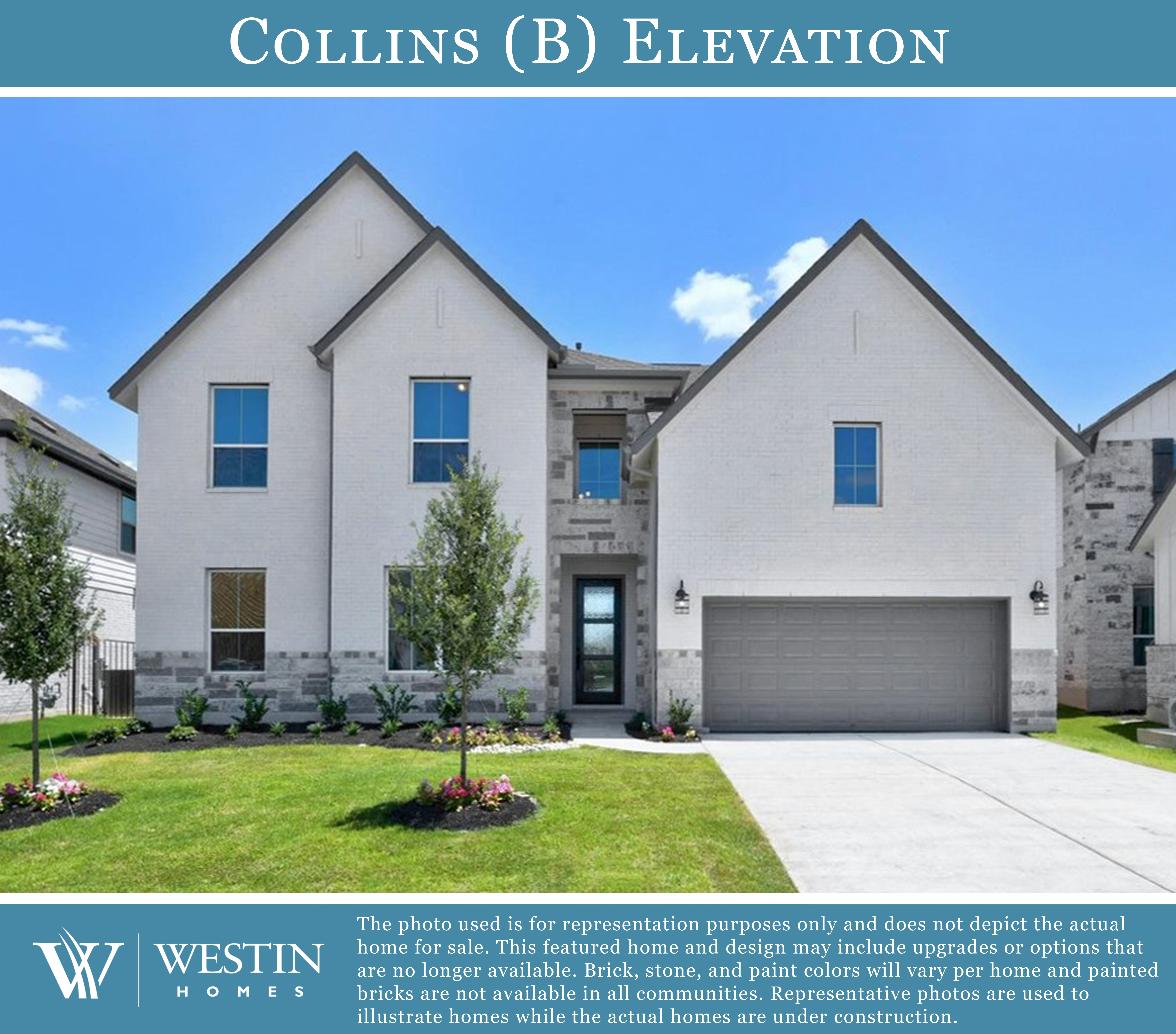 The Collins Elevation by Westin Homes