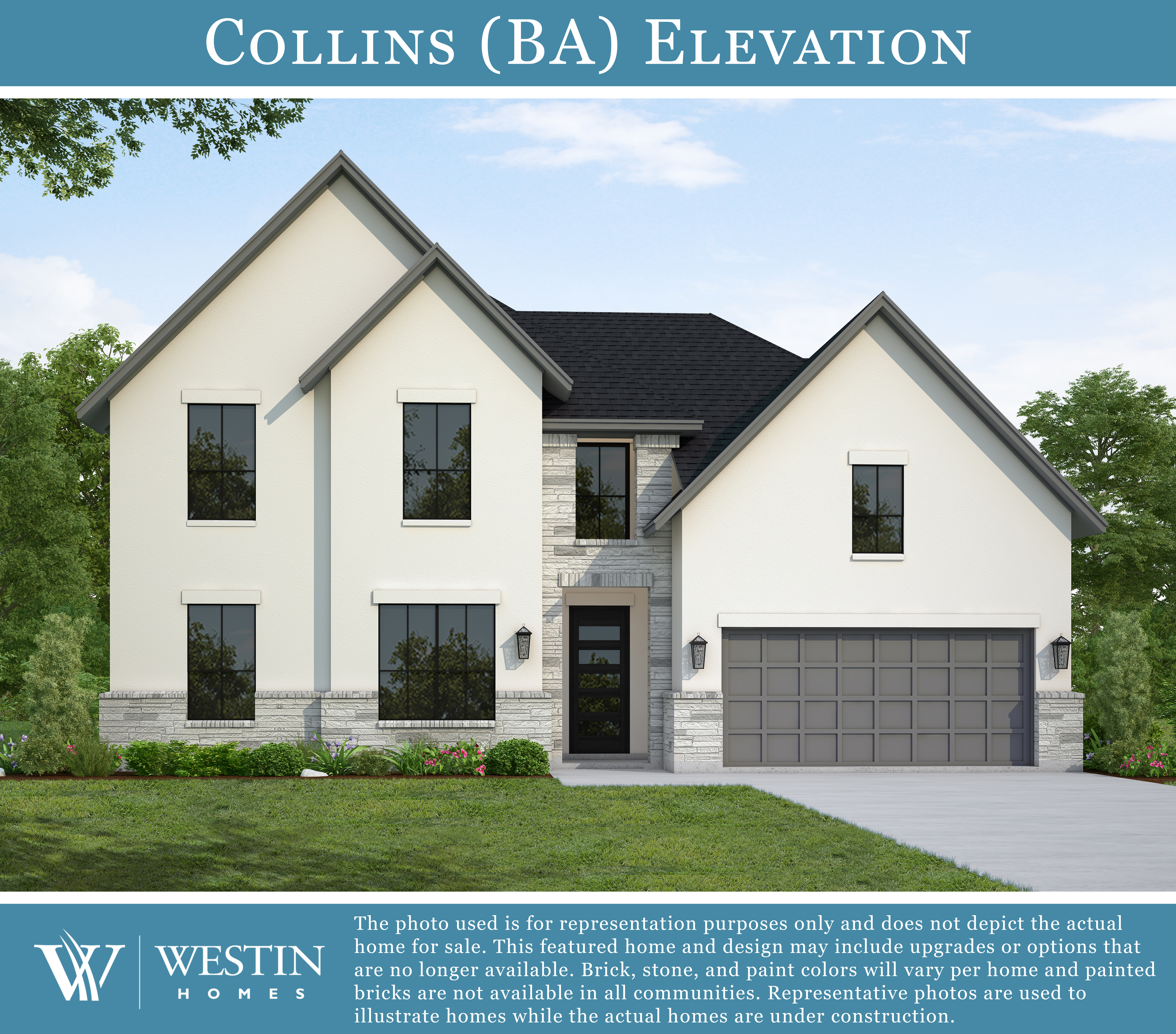 The Collins Elevation BA by Westin Homes