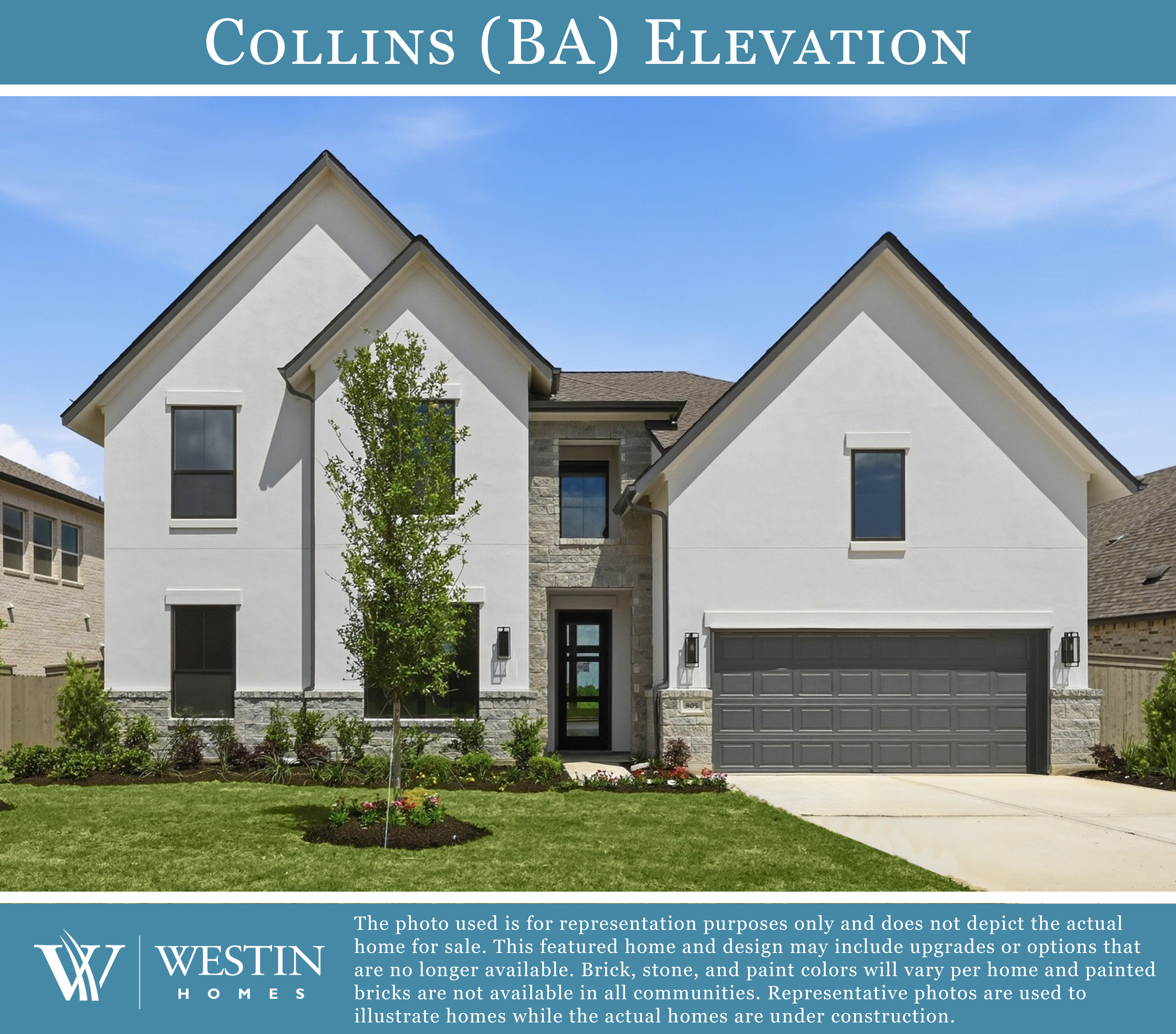 The Collins Elevation BA by Westin Homes