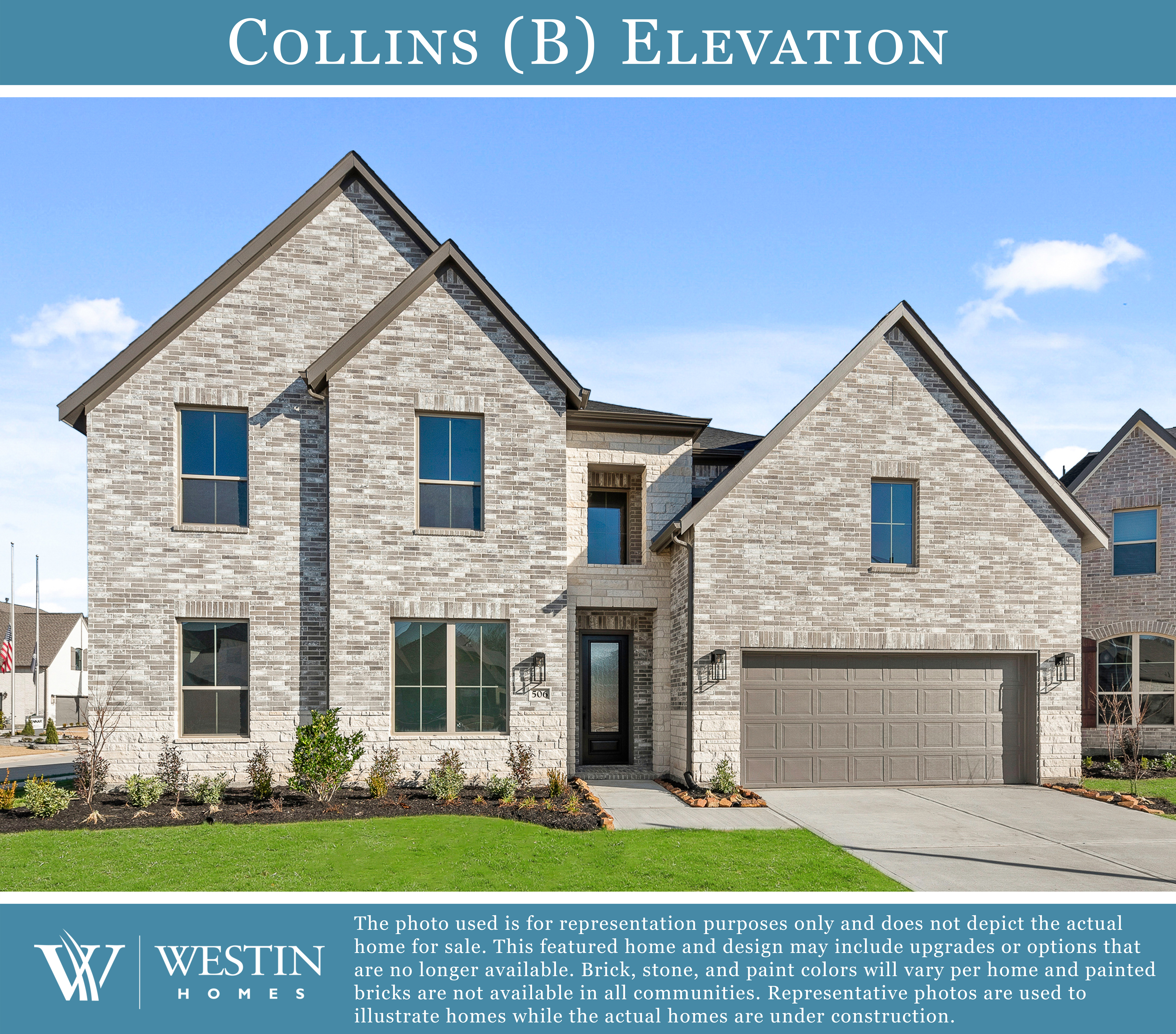 The Collins Elevation by Westin Homes