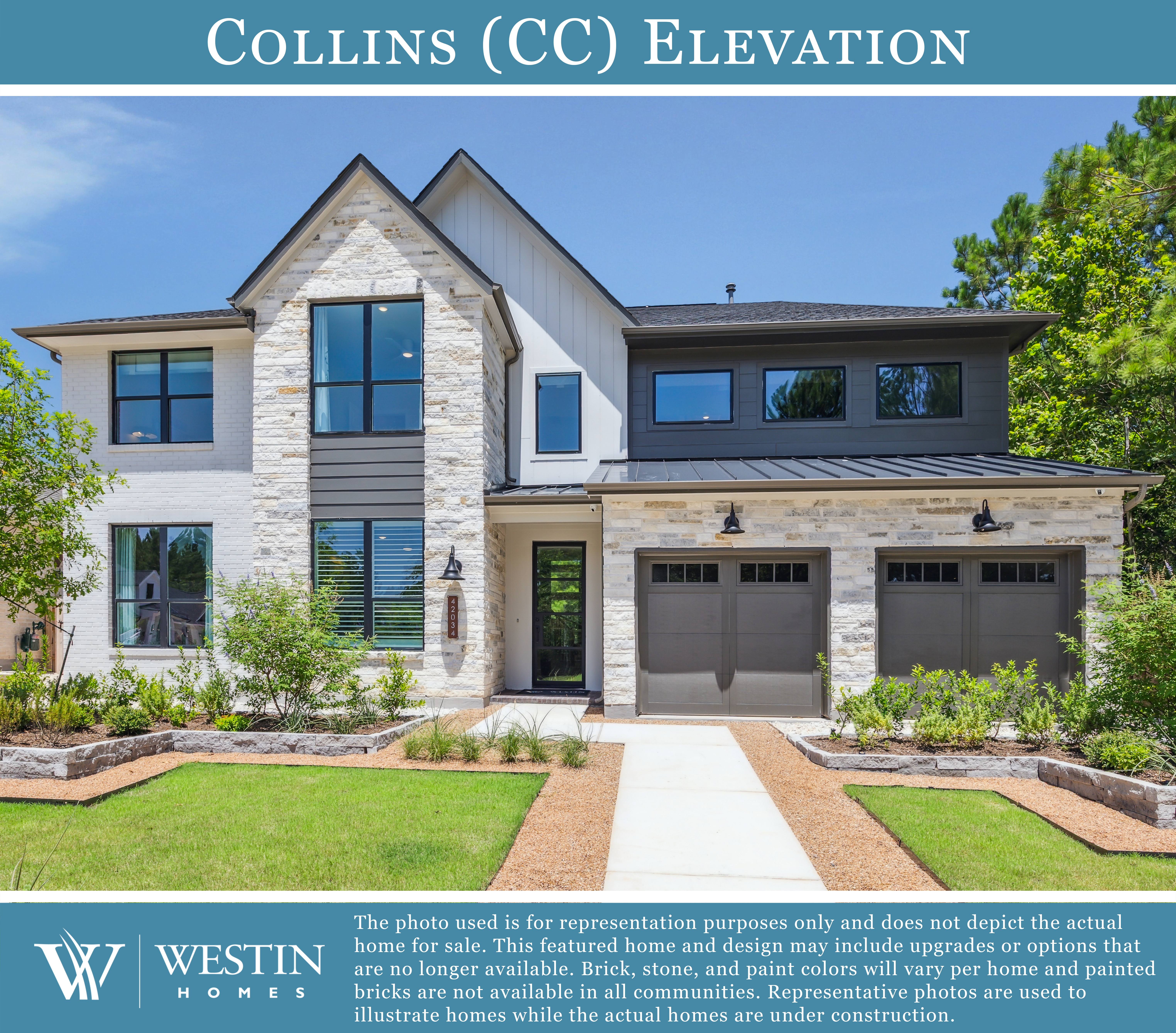 The Collins Elevation CC by Westin Homes