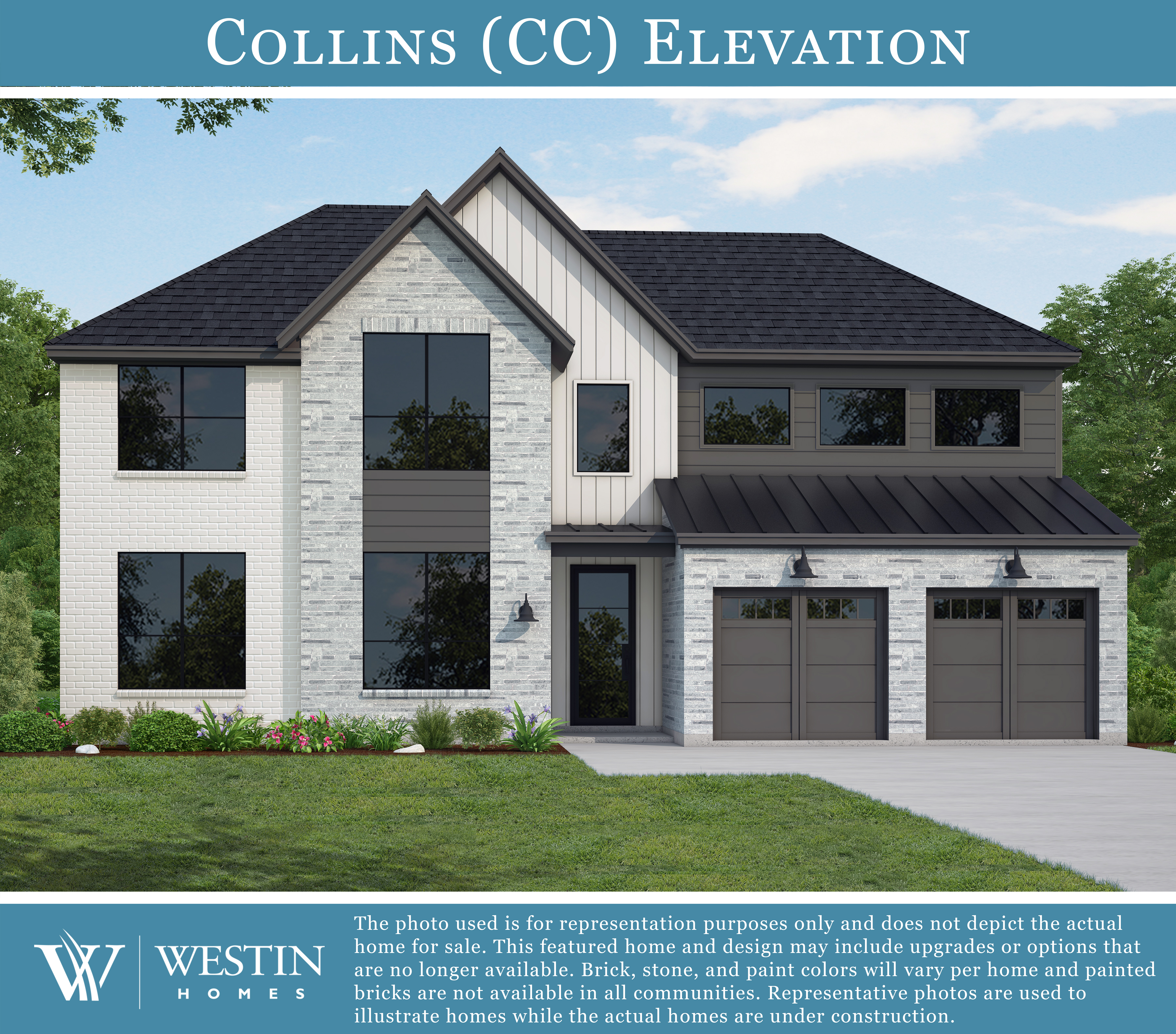 The Collins Elevation CC by Westin Homes