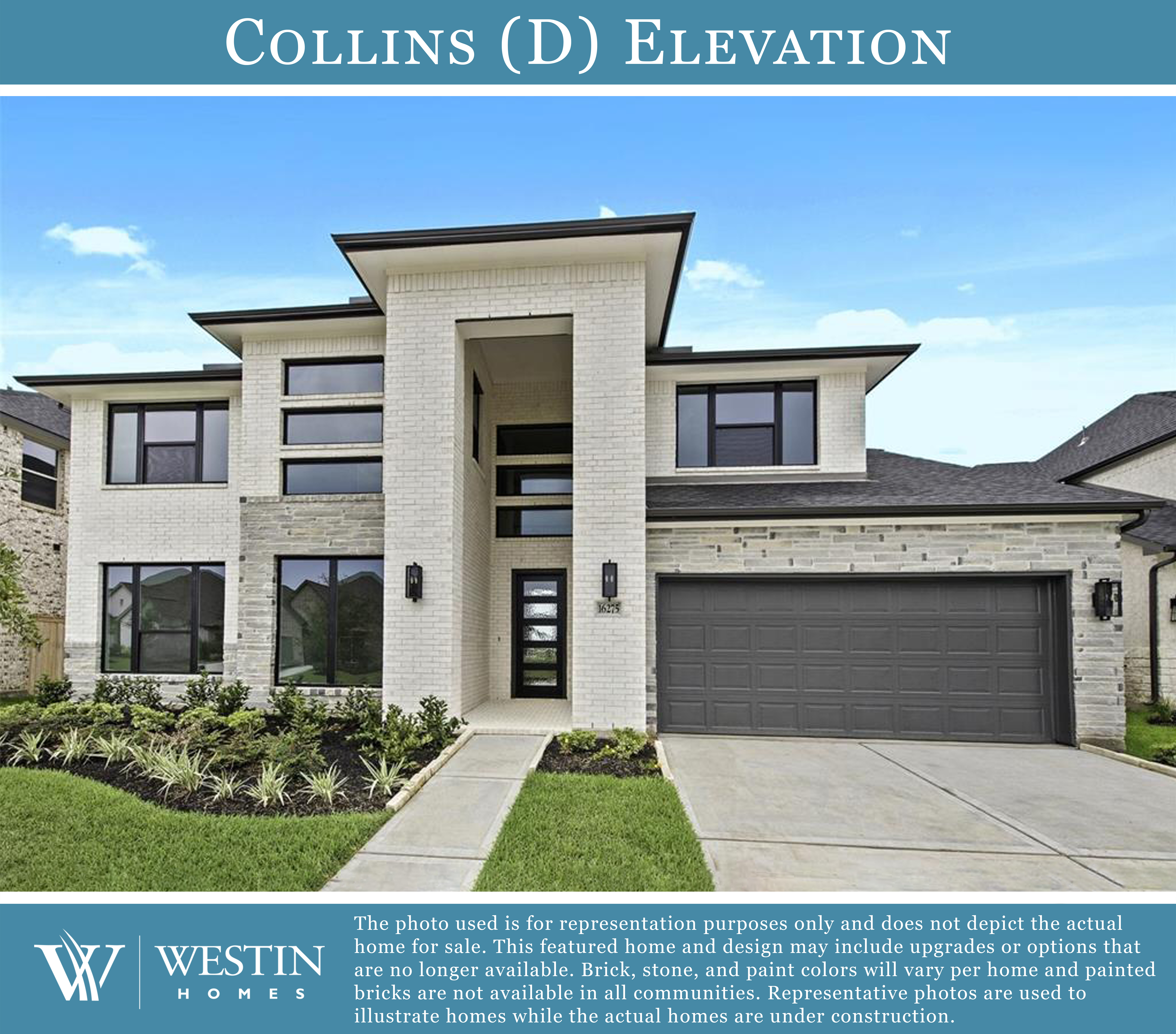 The Collins Elevation D by Westin Homes