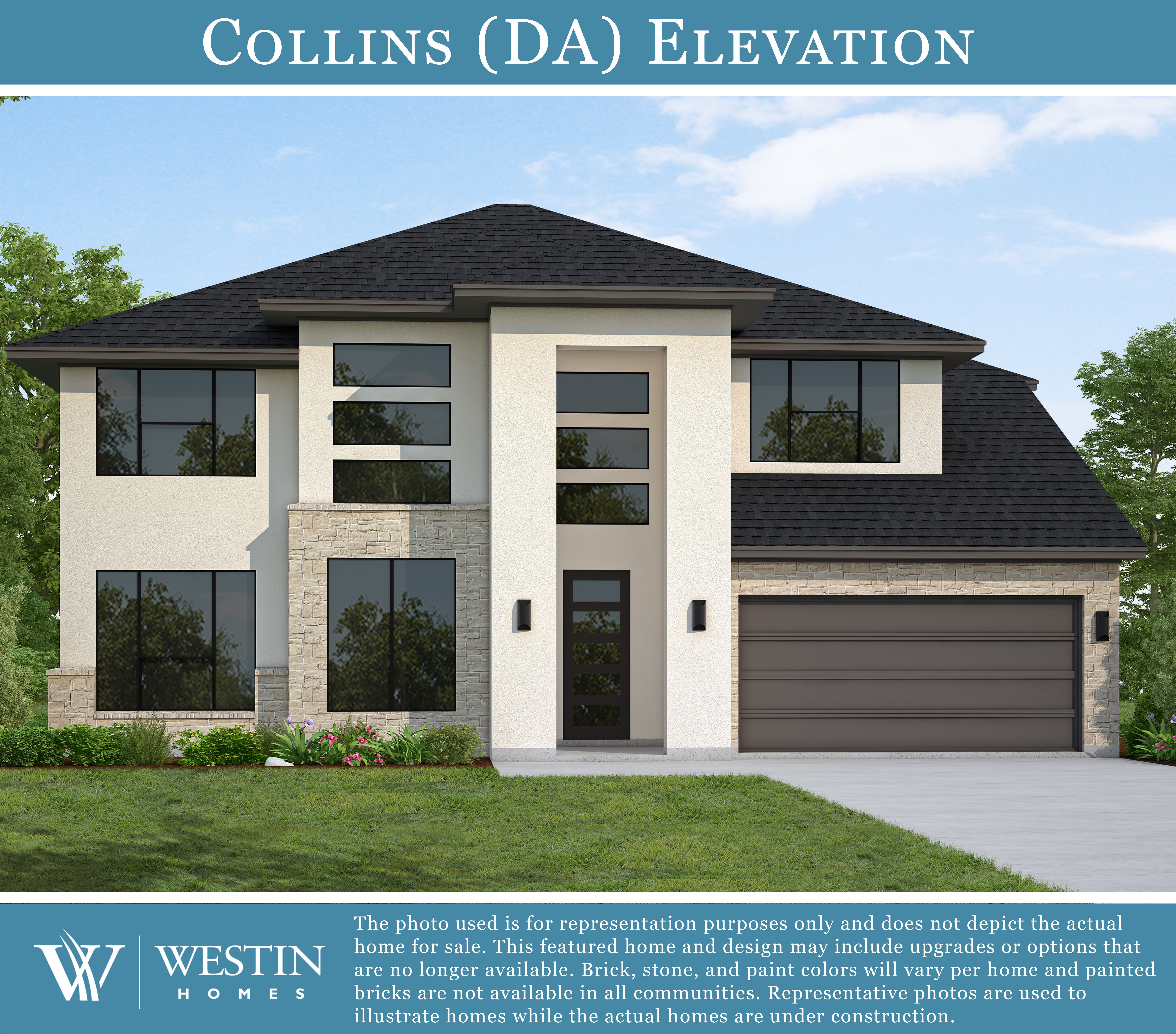 The Collins Elevation DA by Westin Homes