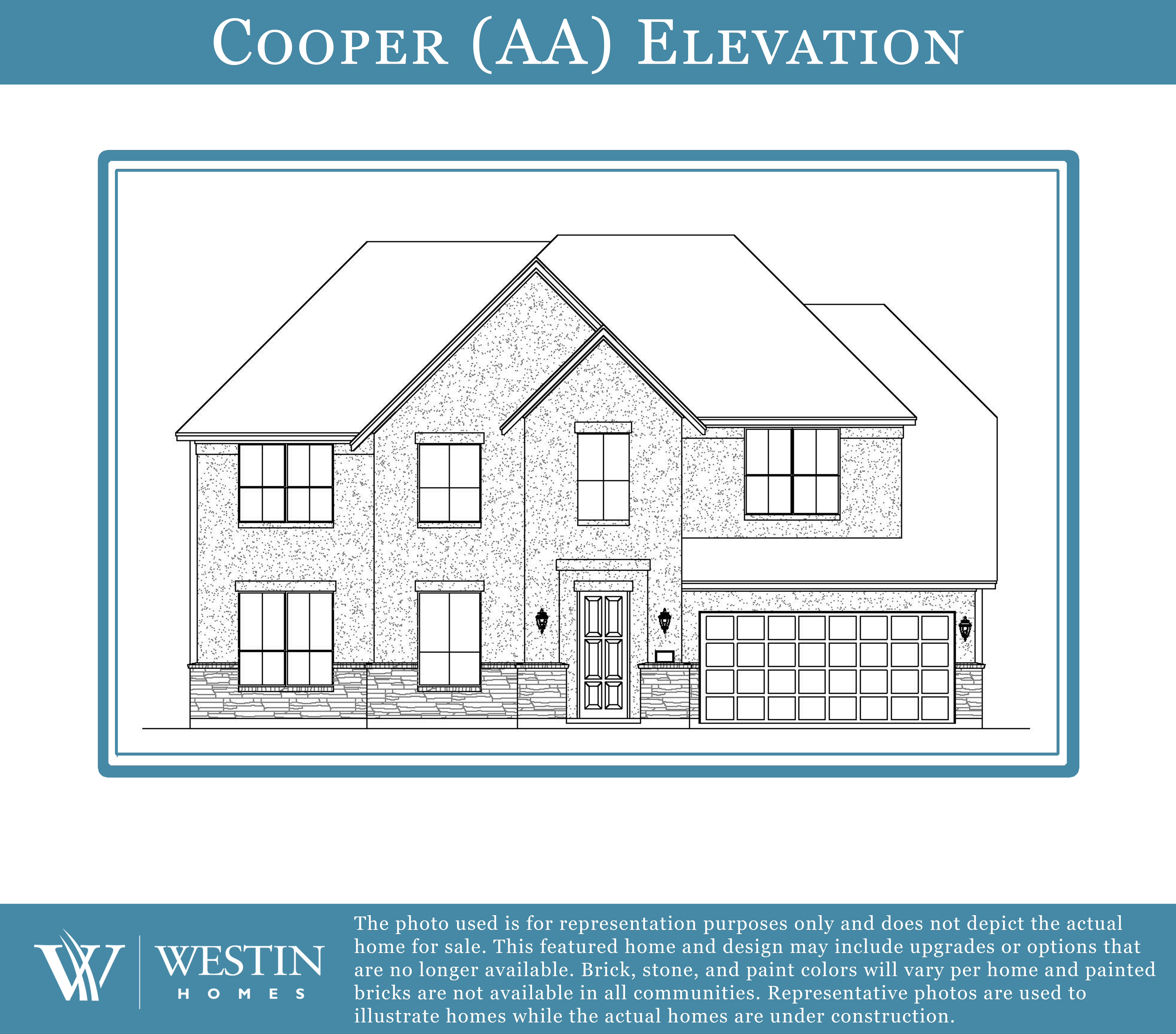 The Cooper Elevation AA by Westin Homes