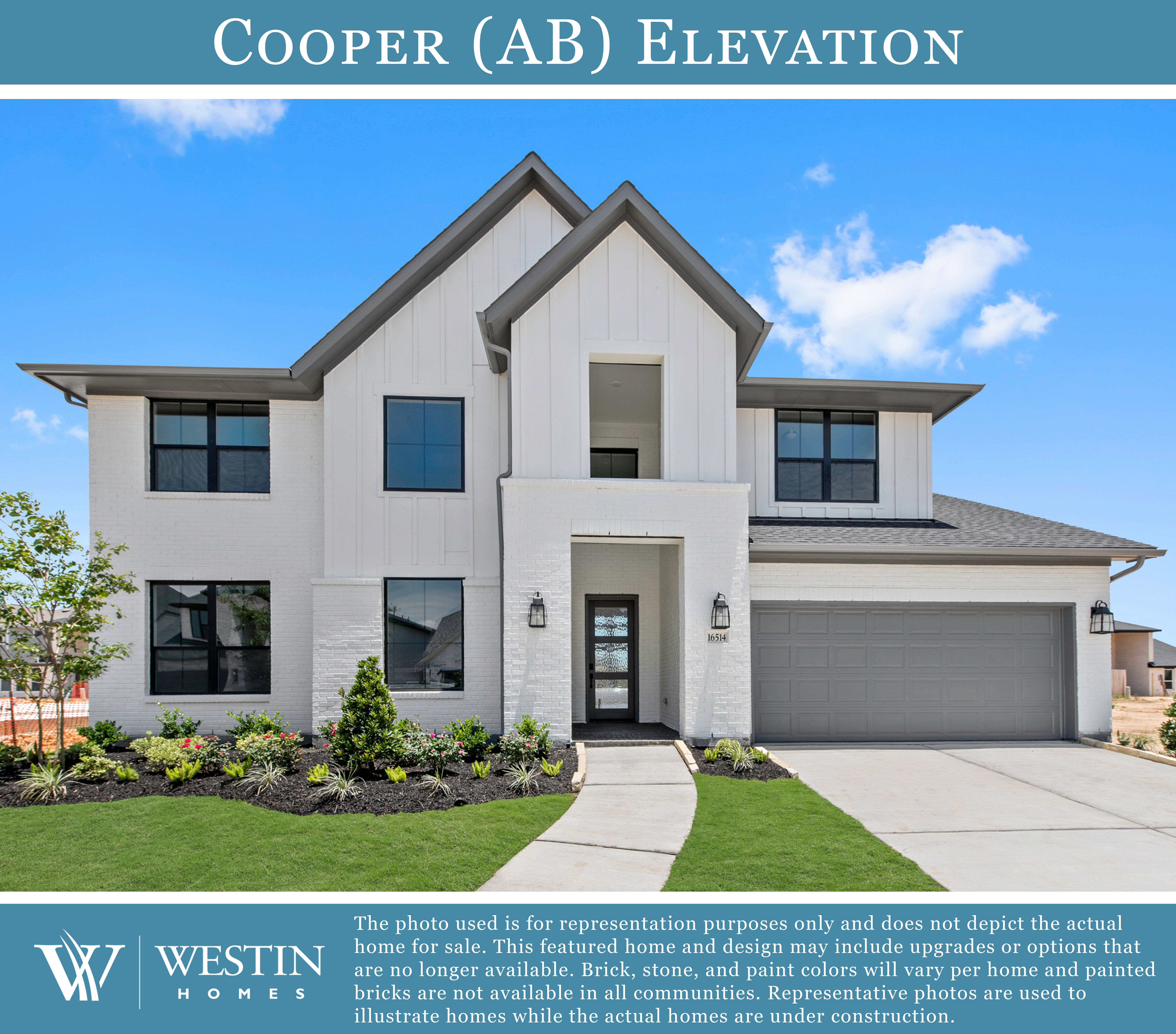 The Cooper Elevation by Westin Homes
