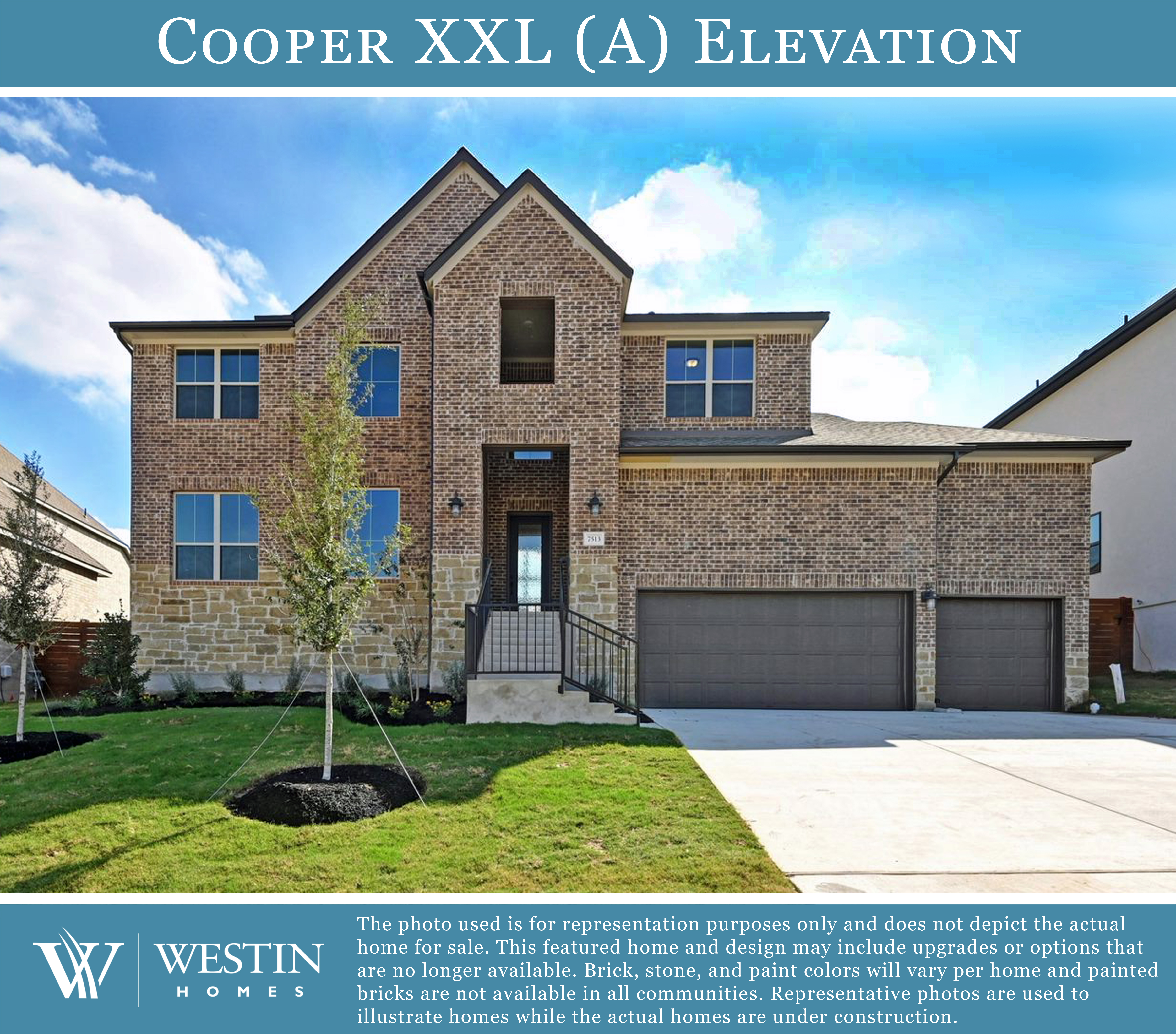 The Cooper XXL Elevation by Westin Homes