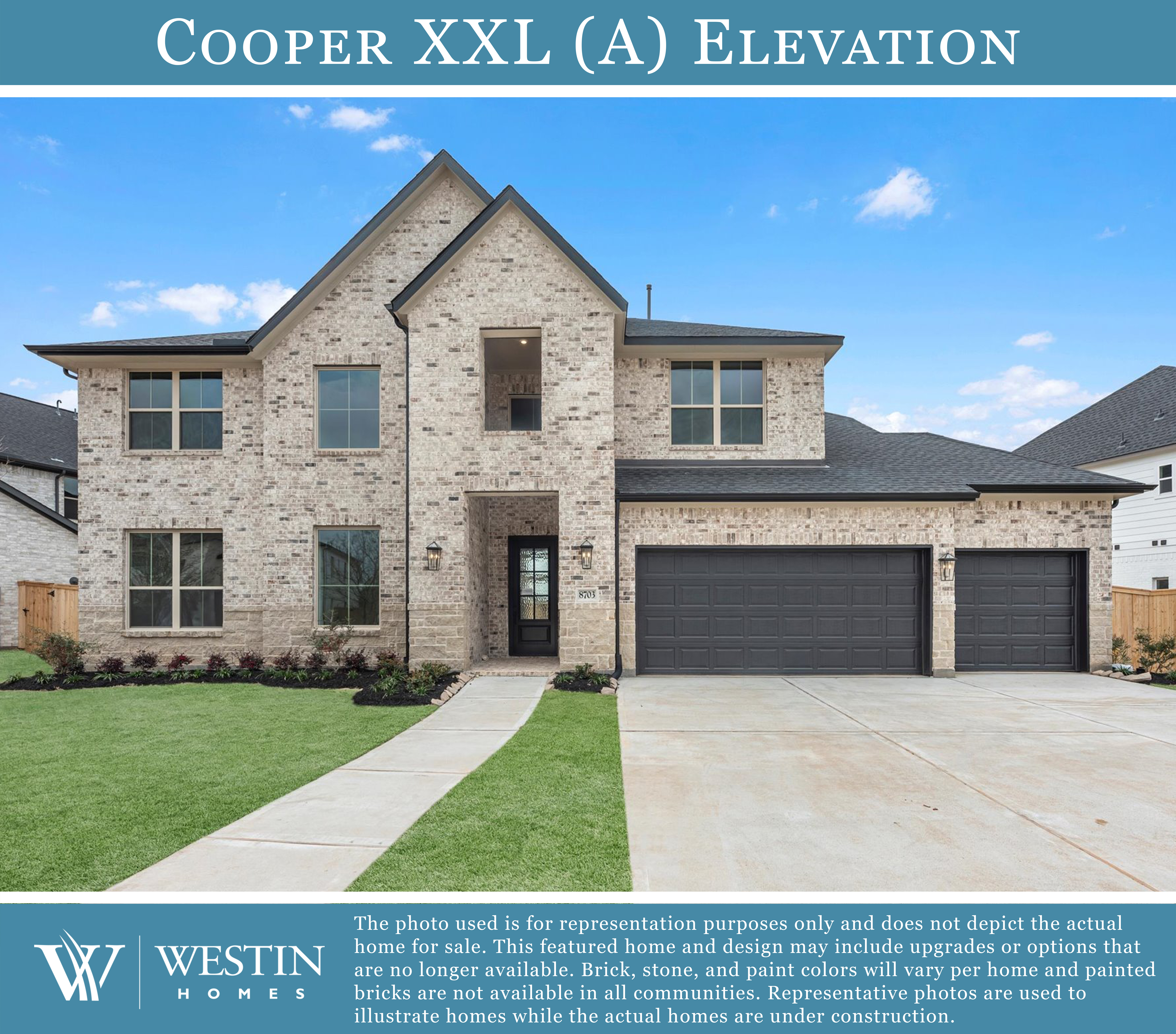 The Cooper XXL Elevation A by Westin Homes