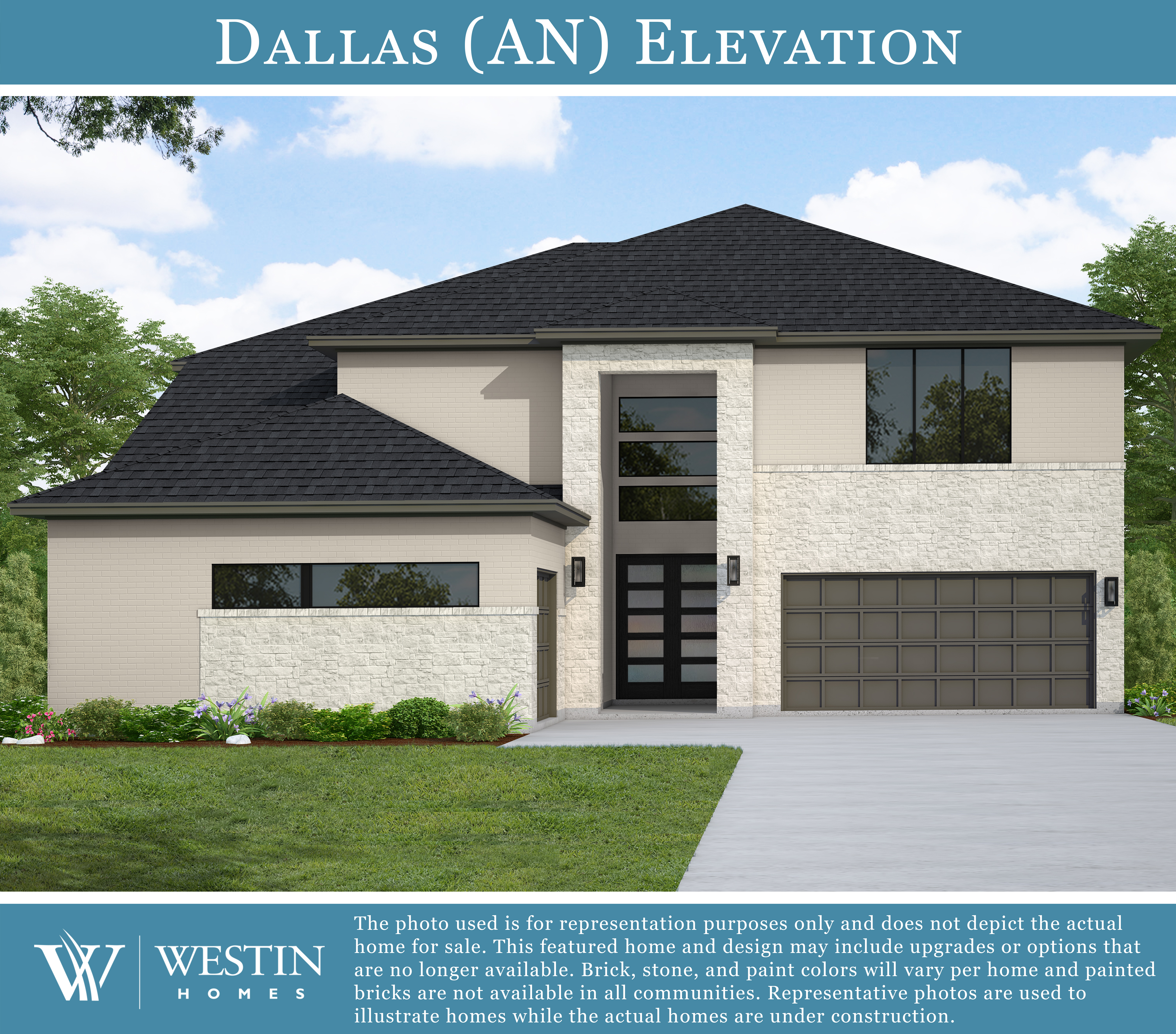 The Dallas Elevation AN by Westin Homes