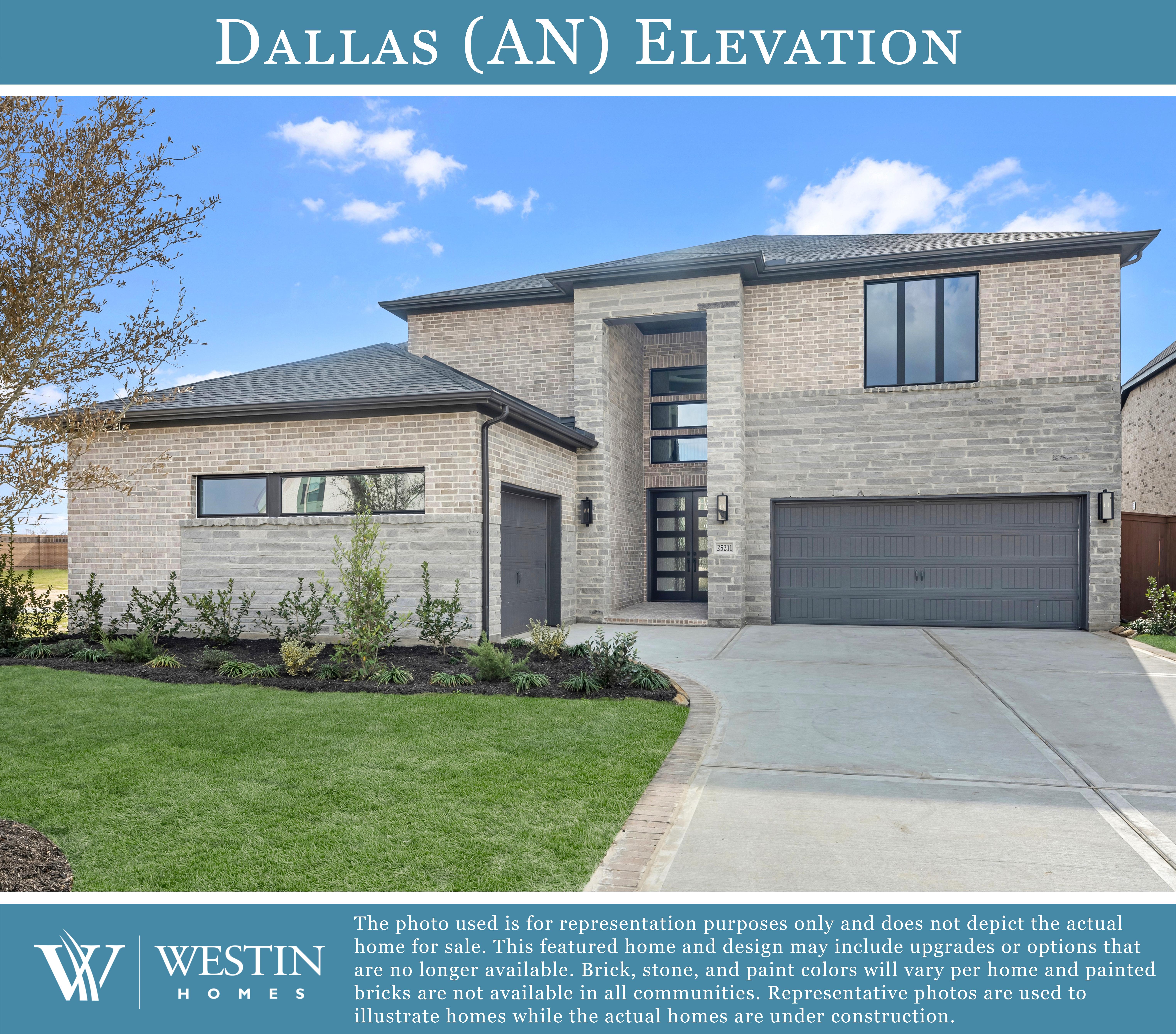 The Dallas Elevation AN by Westin Homes