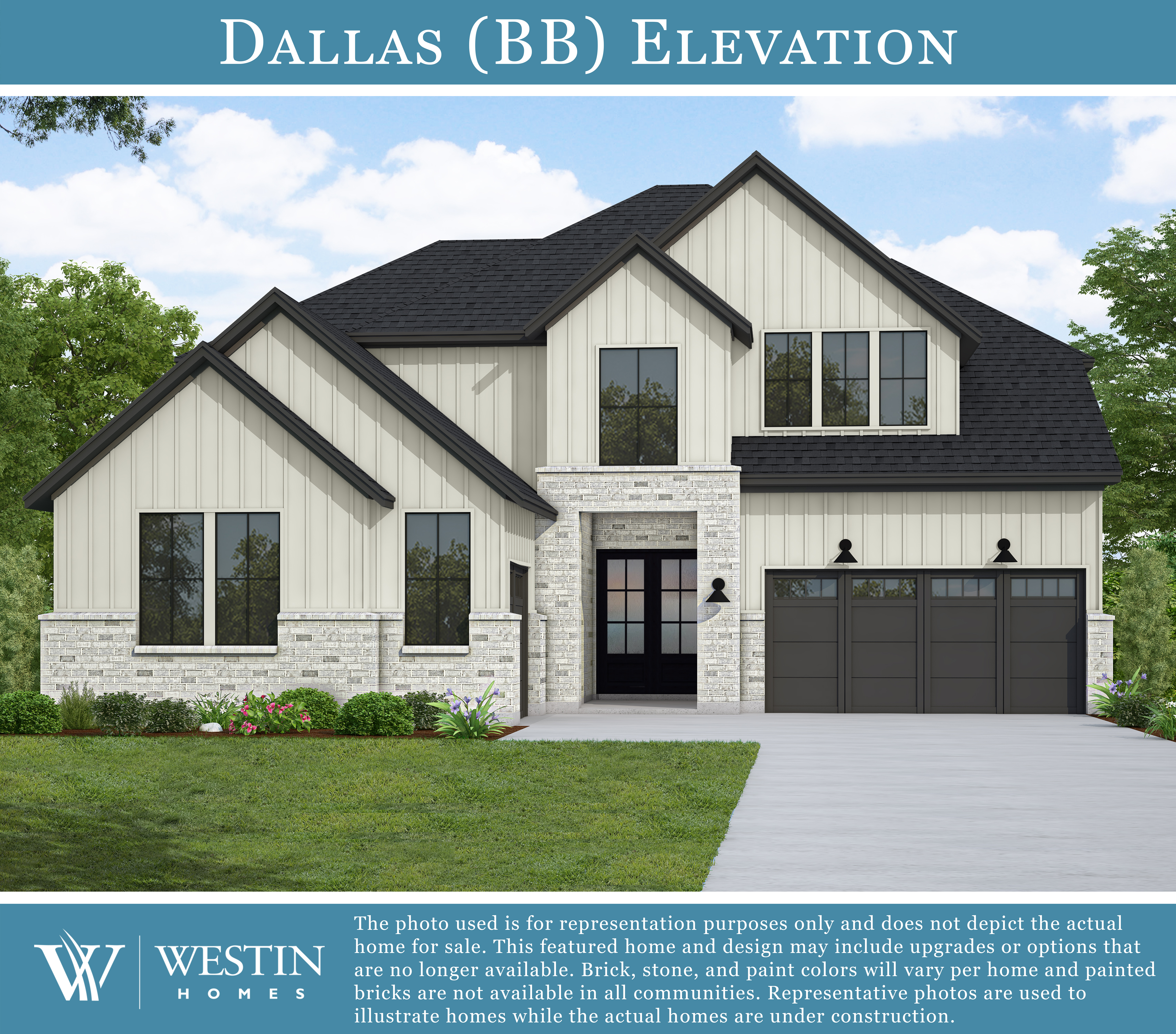 The Dallas Elevation BB by Westin Homes