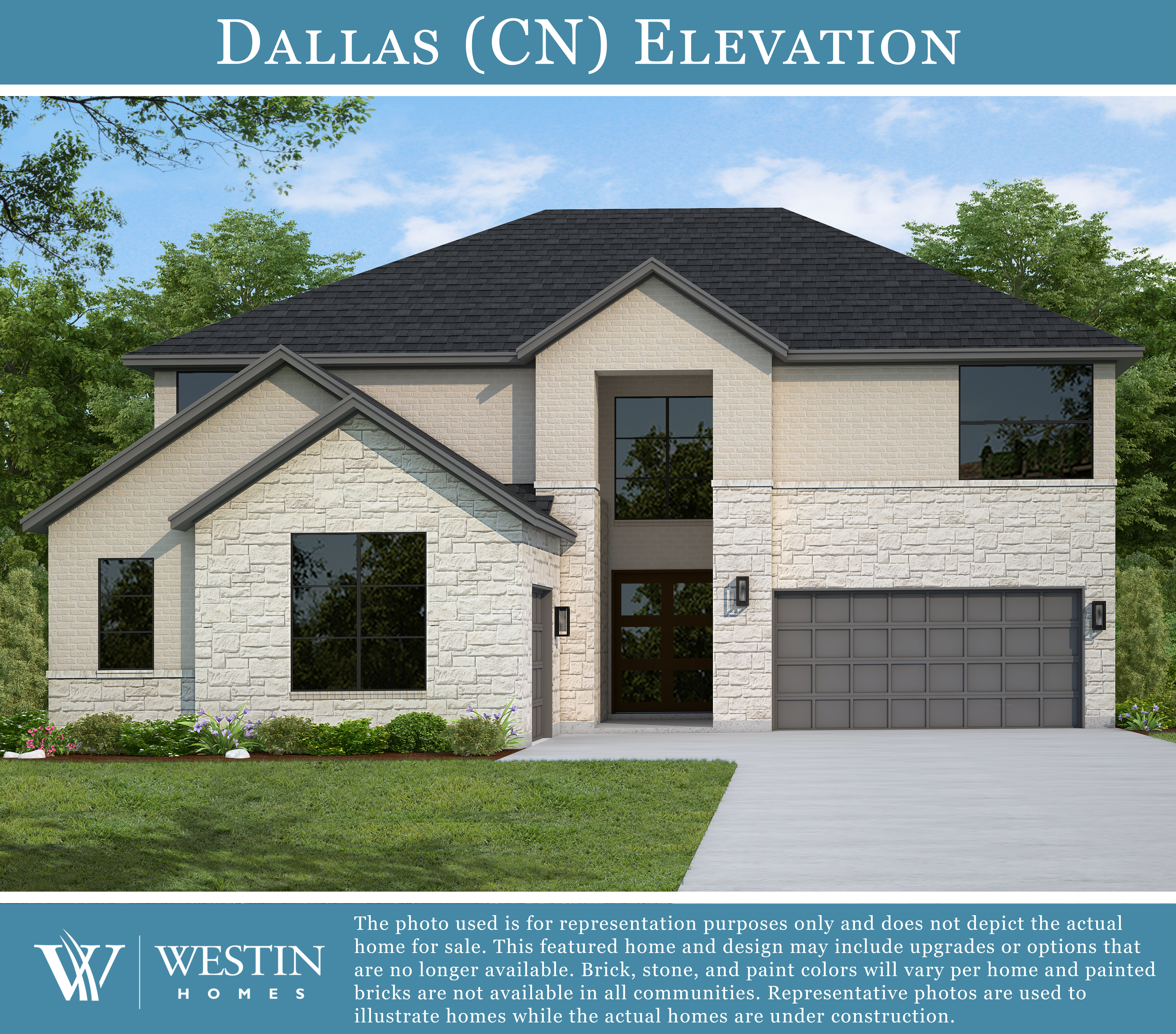 The Dallas Elevation CN by Westin Homes