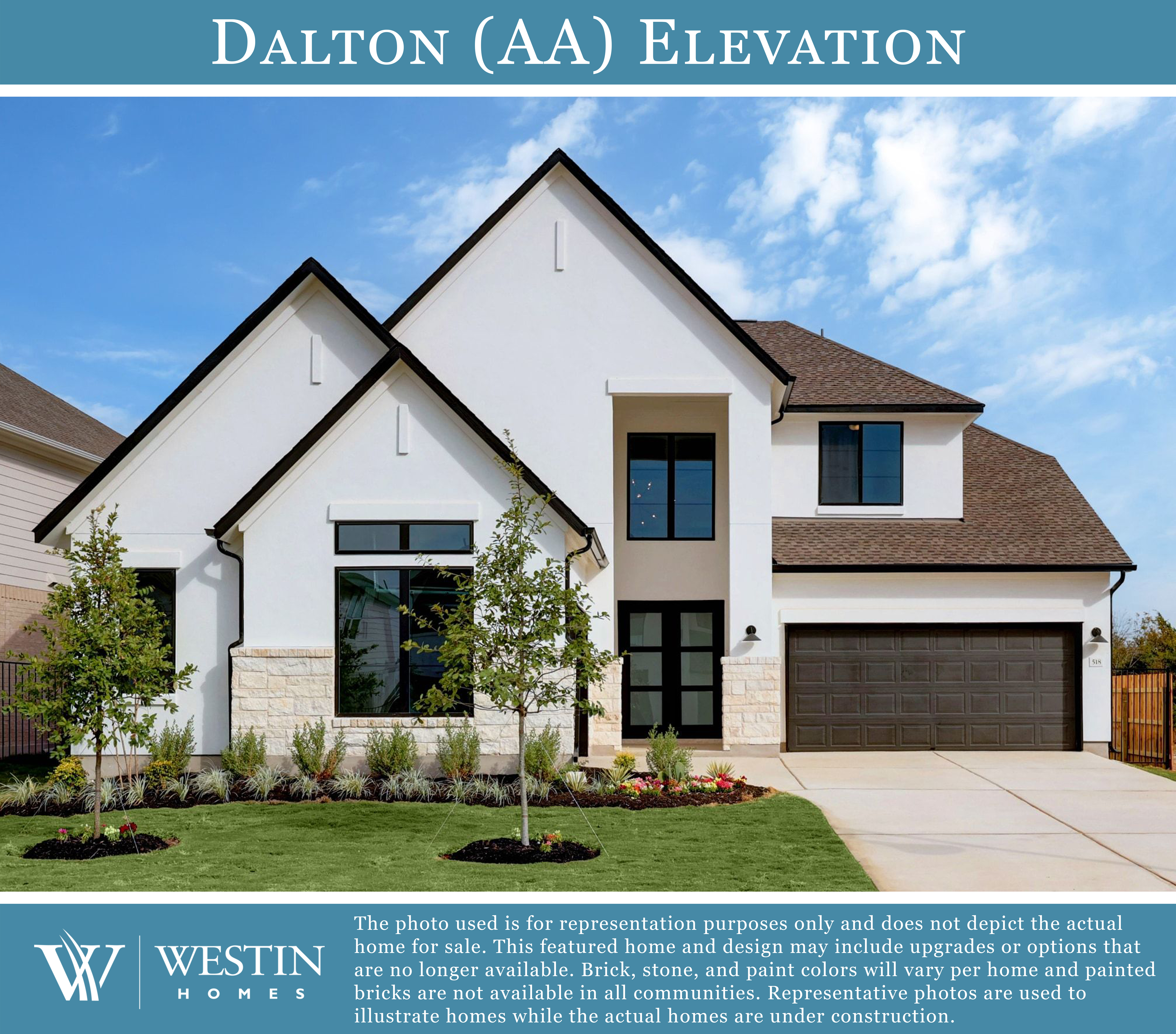 The Dalton Elevation AA by Westin Homes