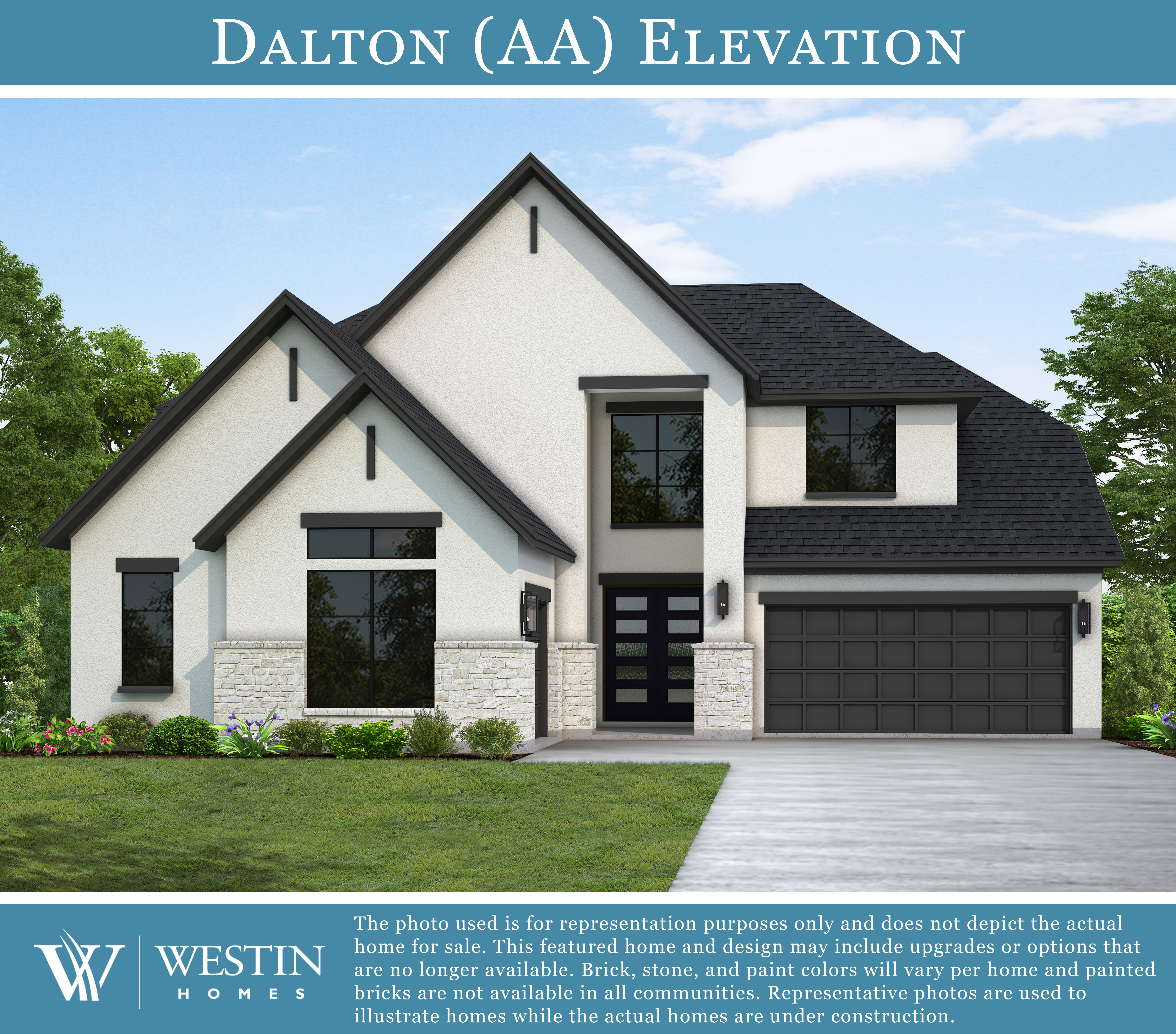 The Dalton Elevation AA by Westin Homes