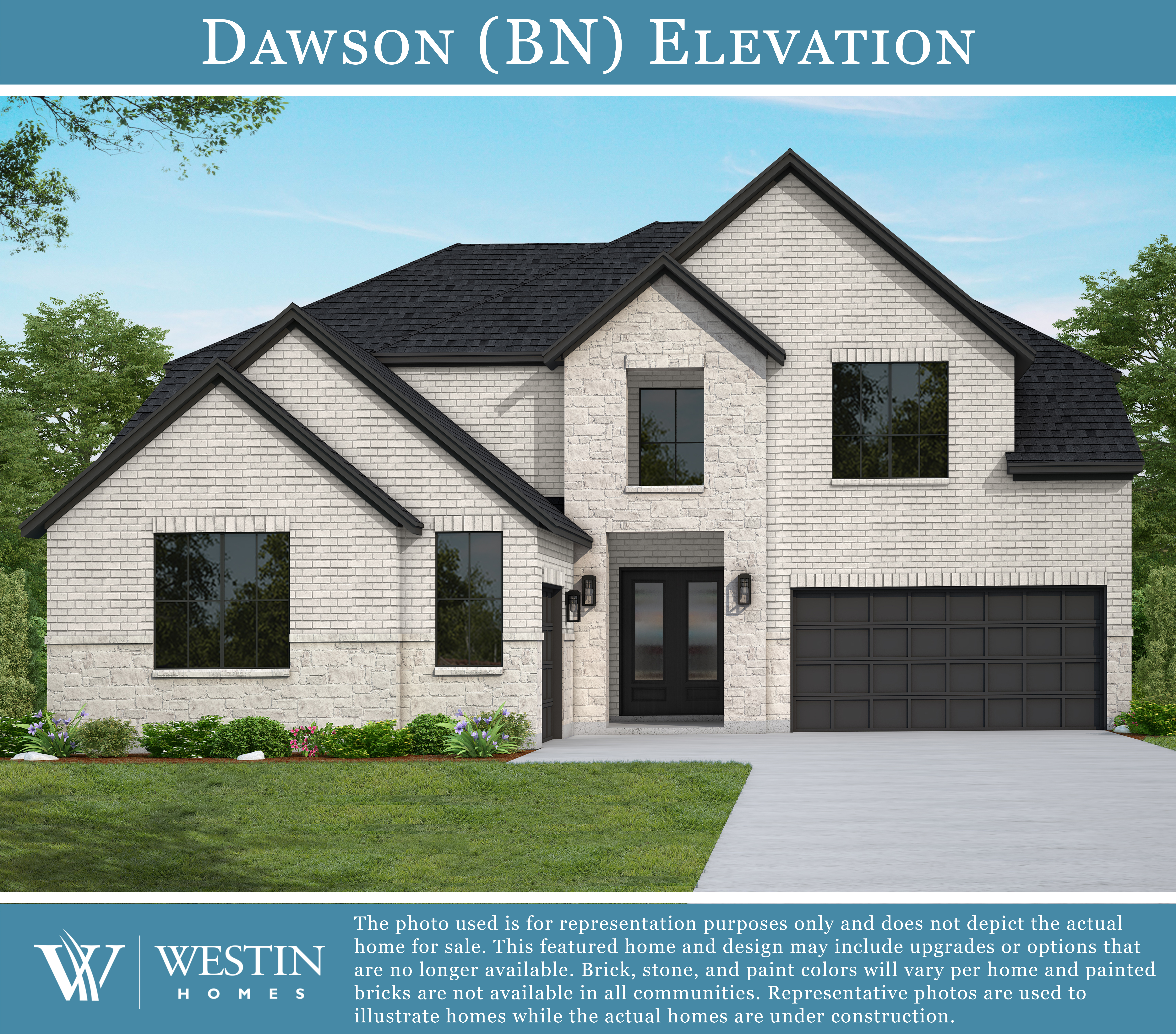 The Dawson Elevation BN by Westin Homes