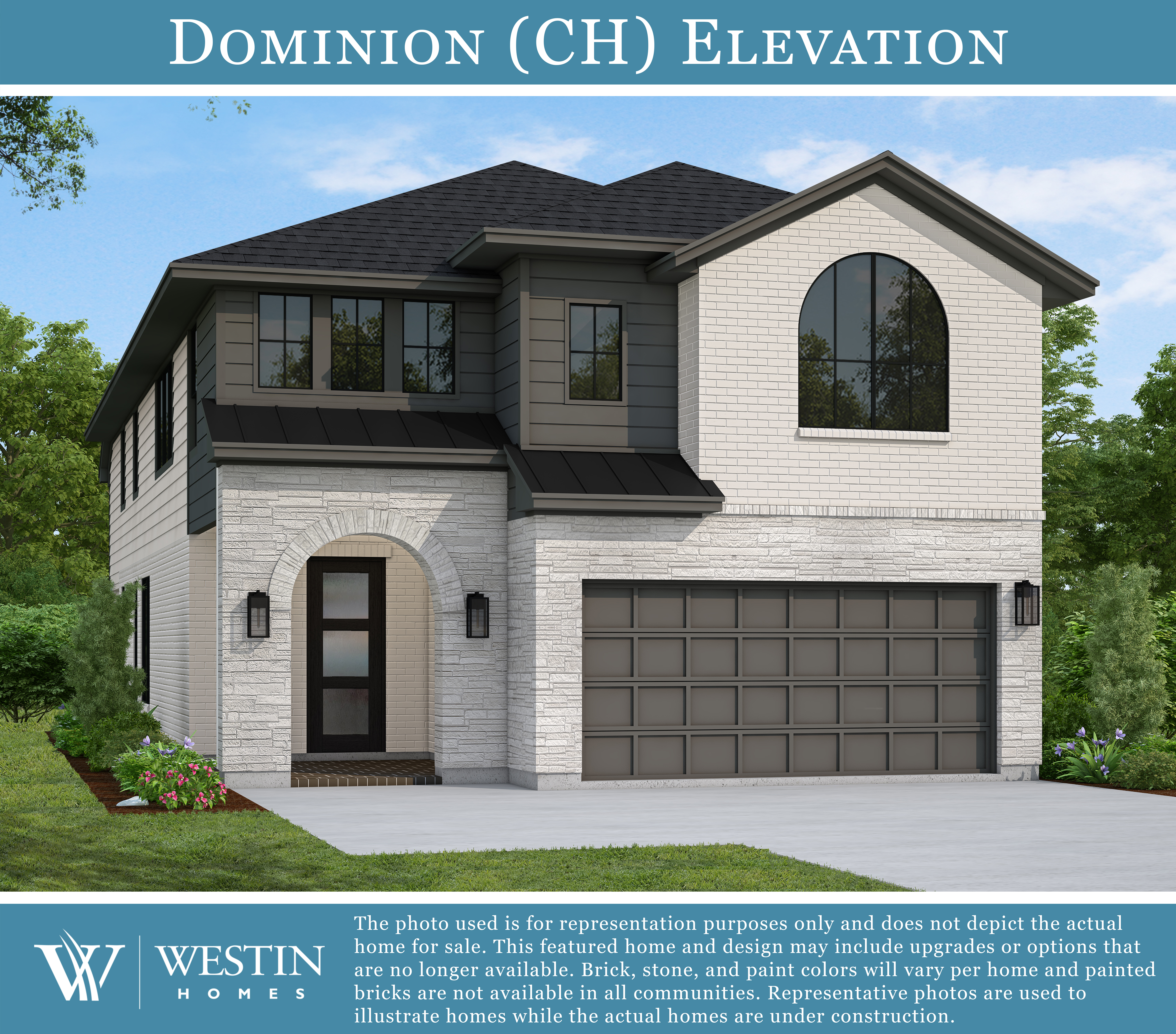 The Dominion Elevation CH by Westin Homes