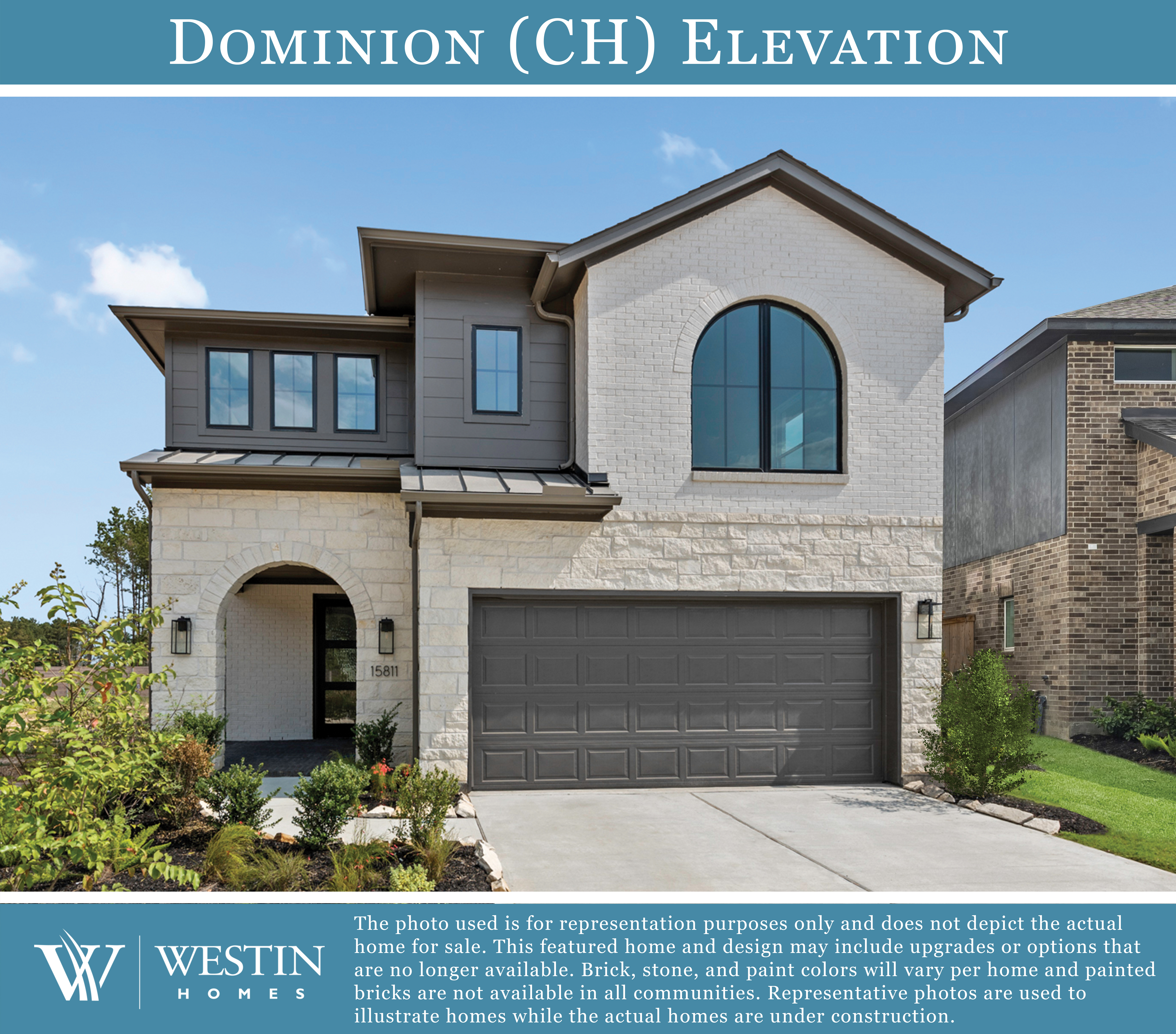 The Dominion Elevation CH by Westin Homes