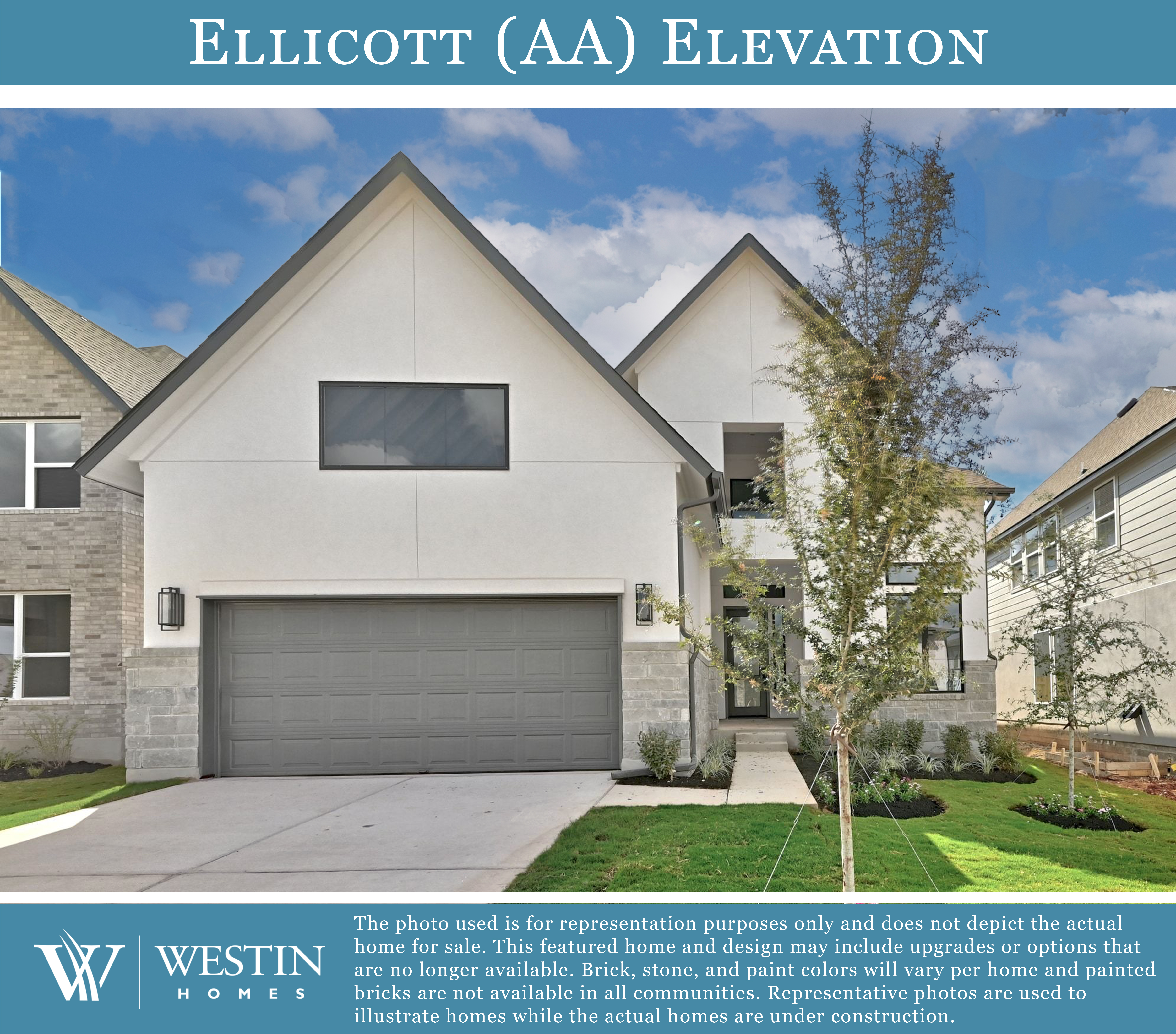 The Ellicott Elevation AA by Westin Homes
