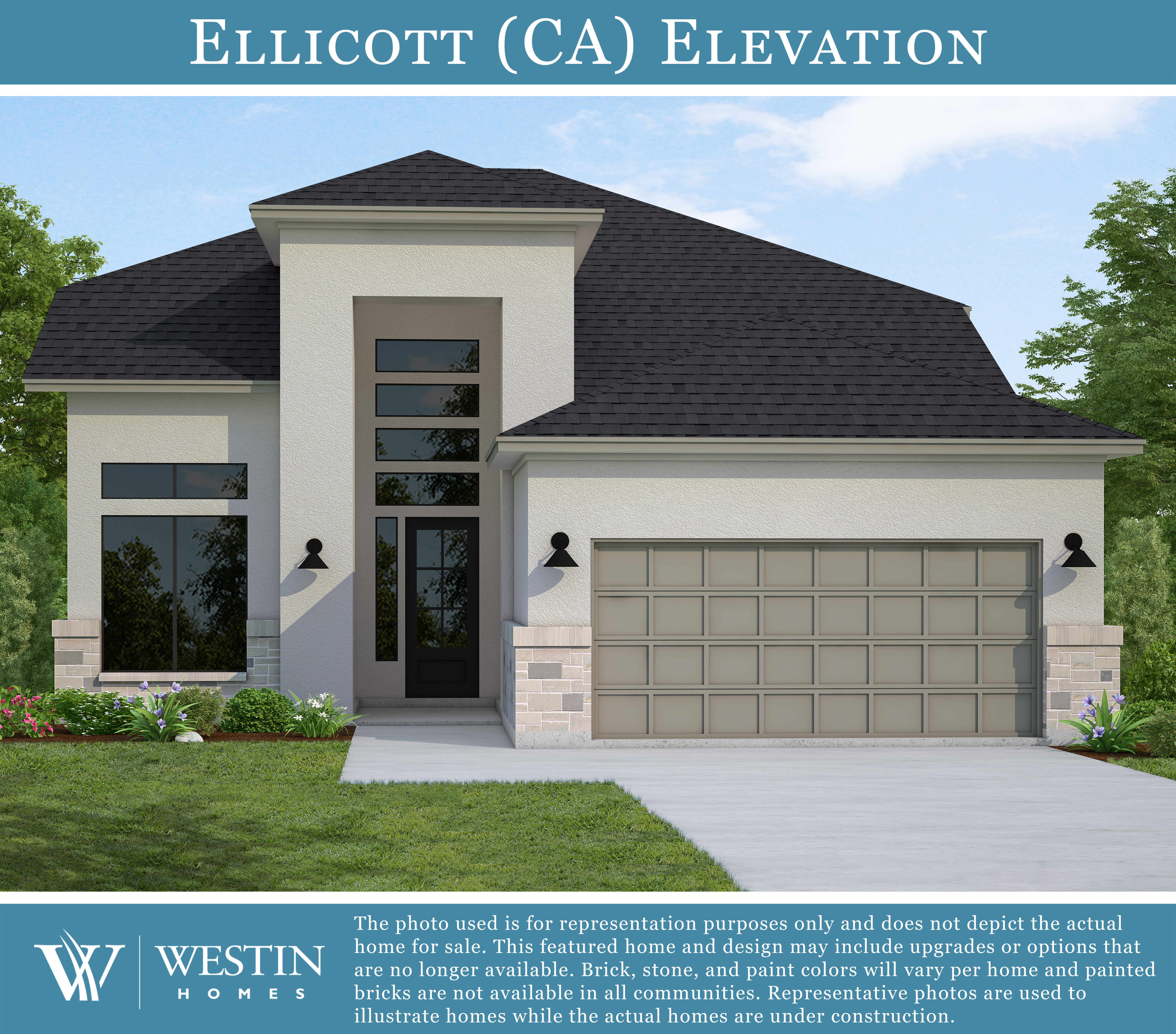The Ellicott Elevation by Westin Homes