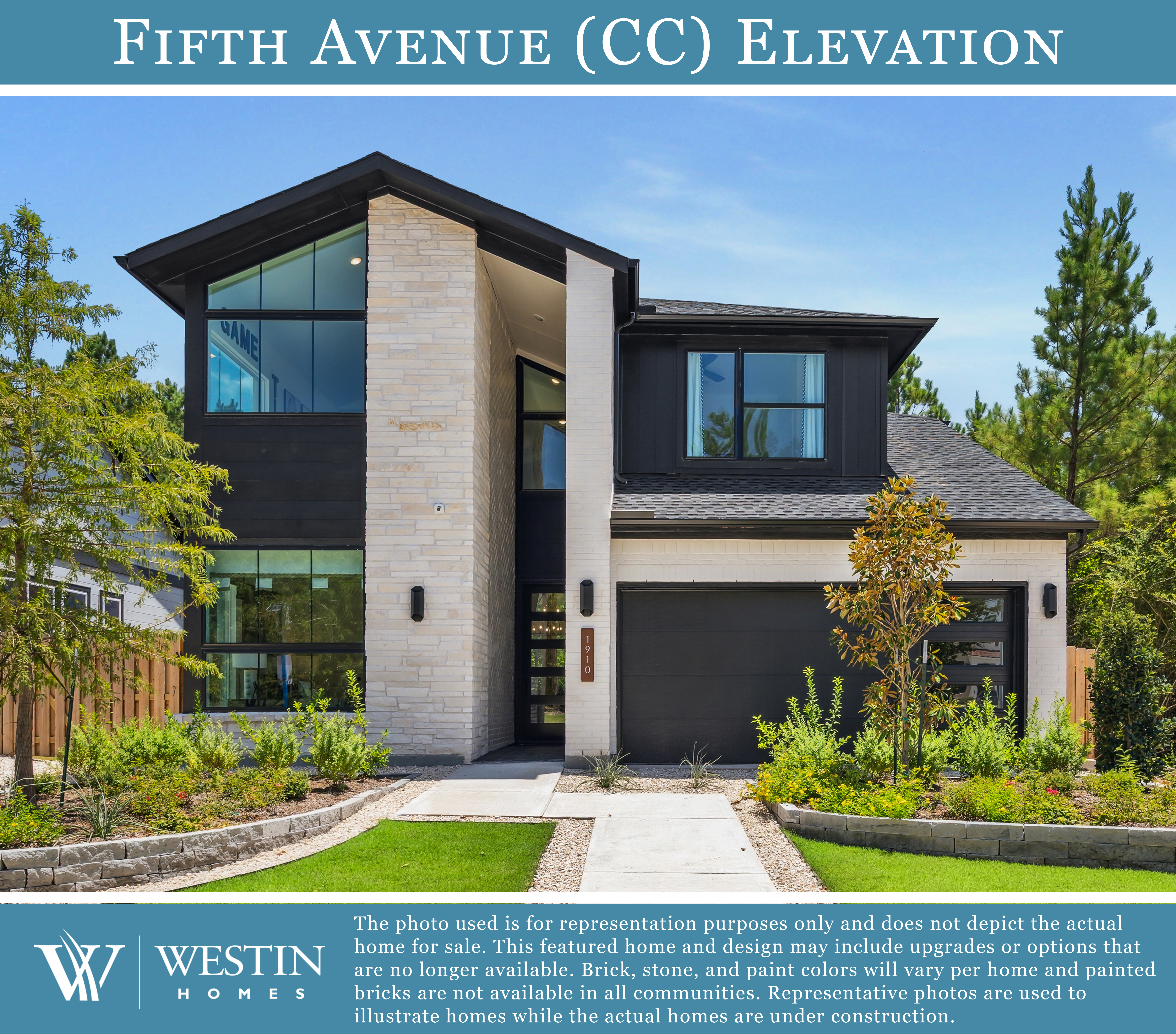 The Fifth Avenue Elevation CC by Westin Homes