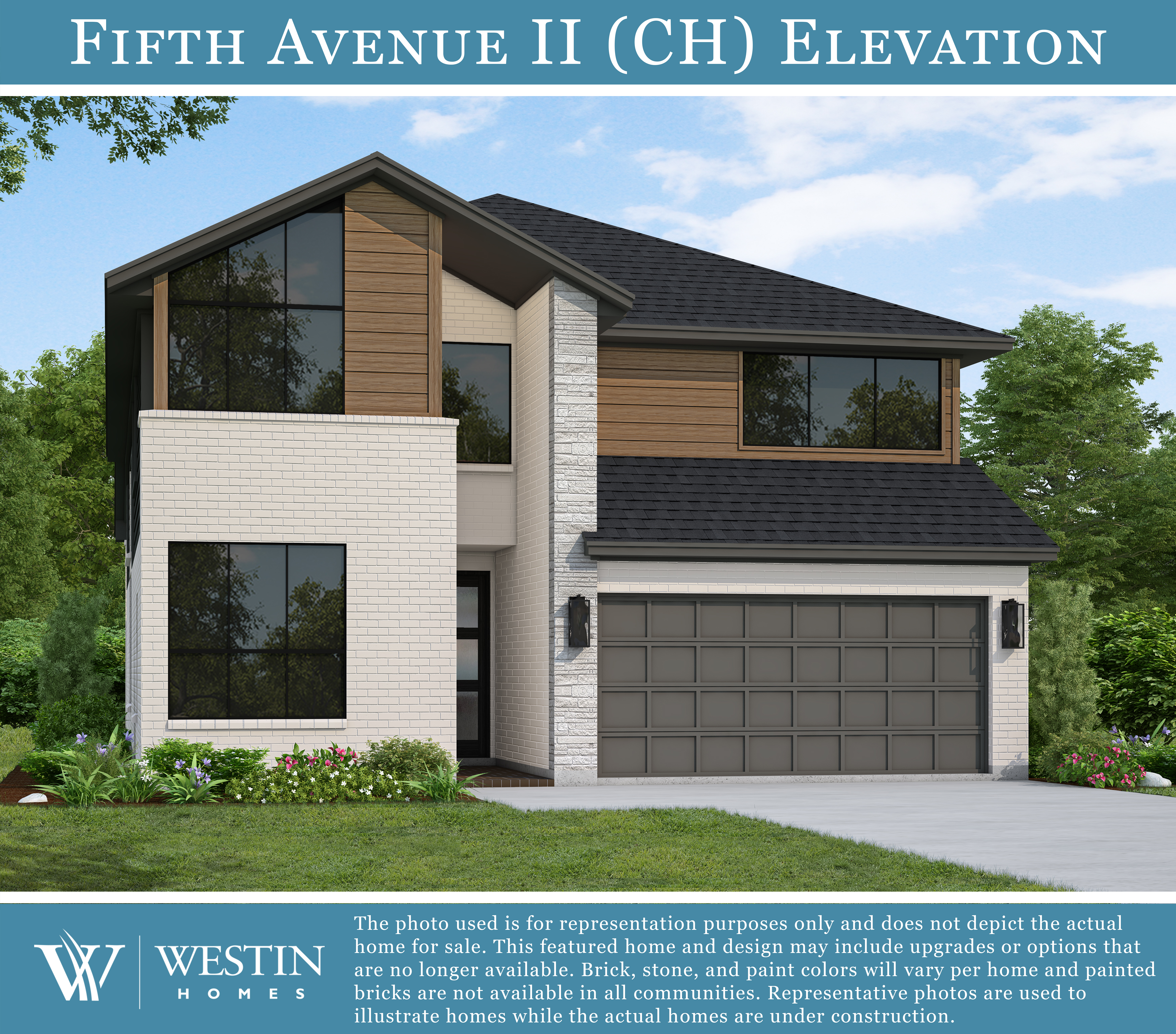The Fifth Avenue II Elevation CH by Westin Homes